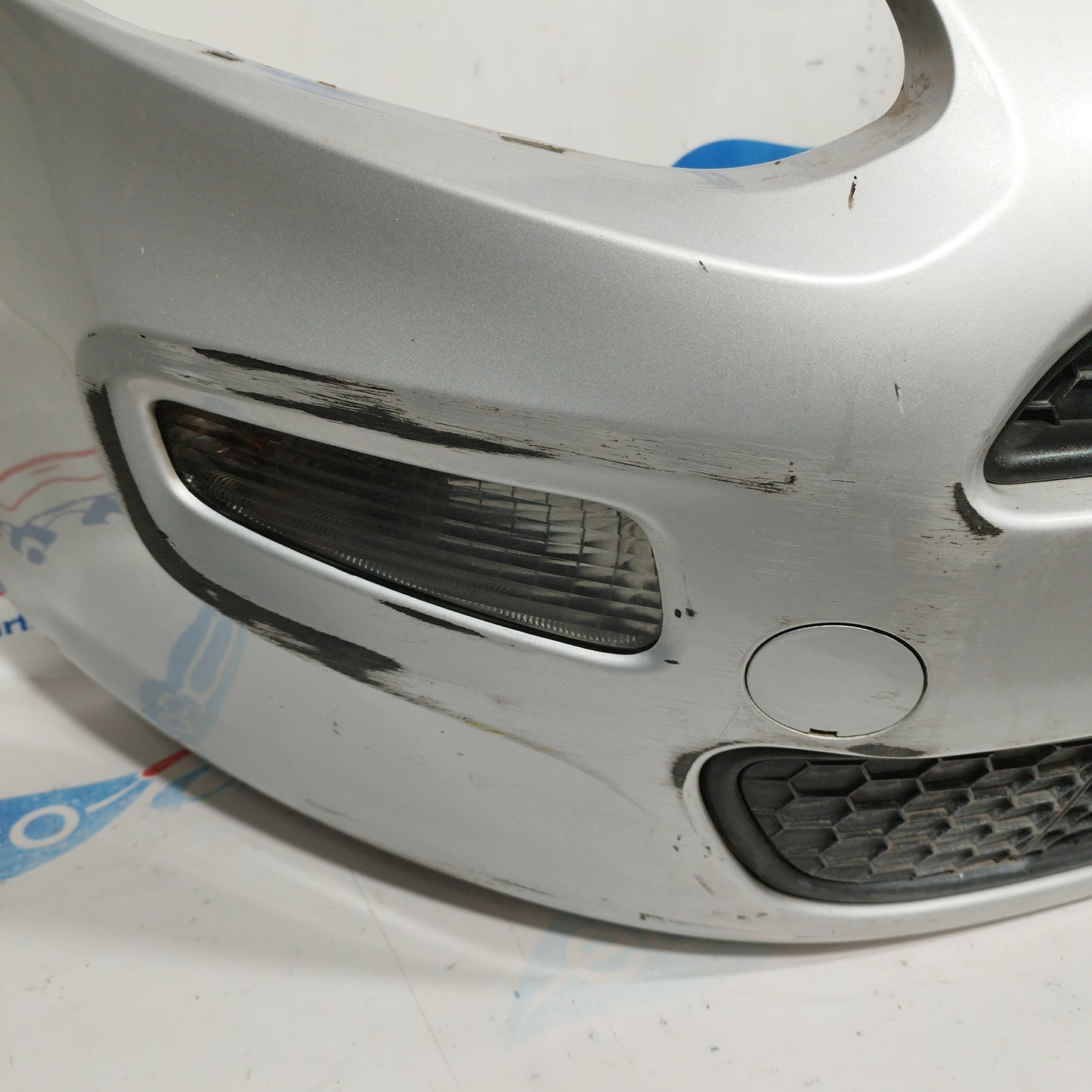 Silver gray front bumper Fiat Punto Evo Lounge 2013 ecoAC5328