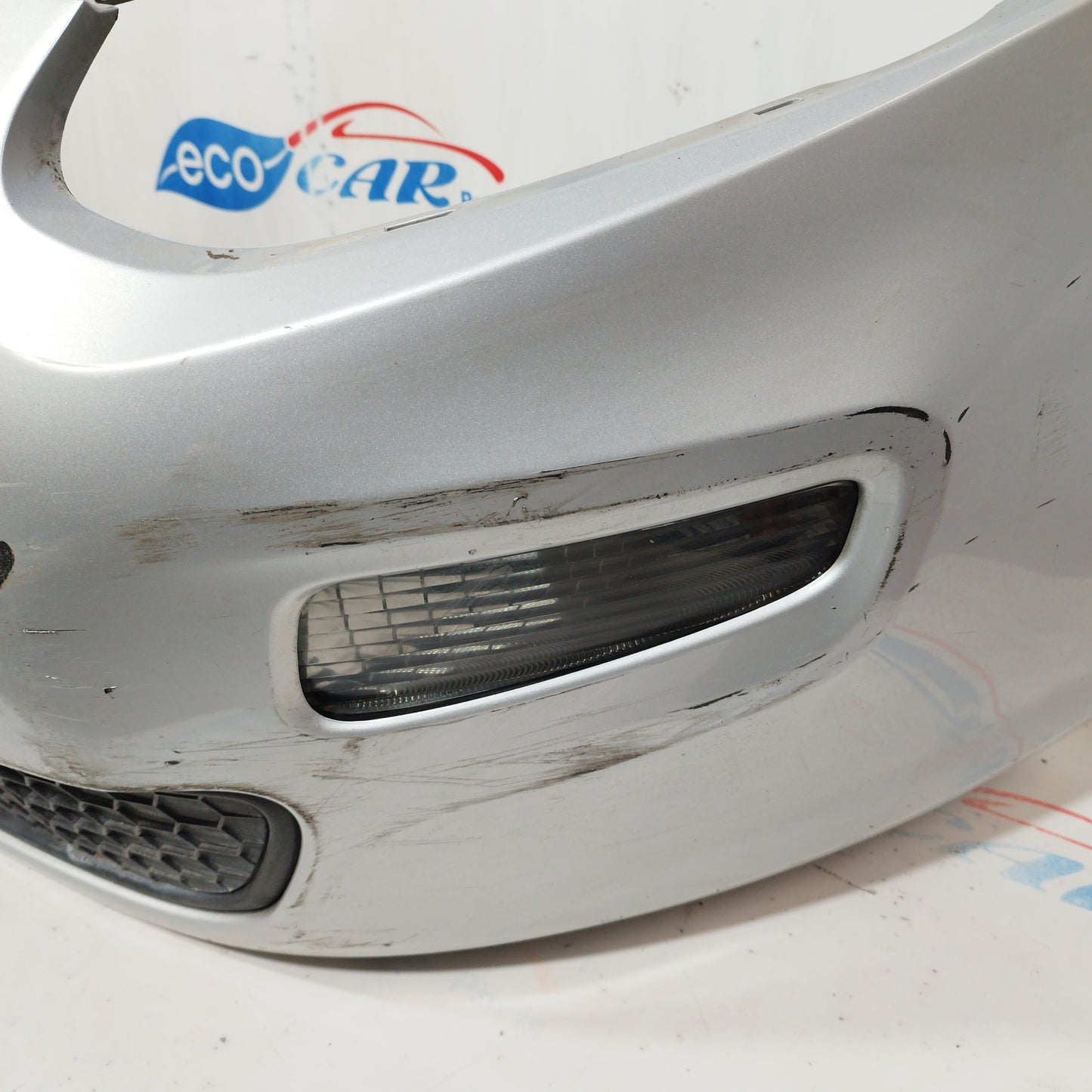 Silver gray front bumper Fiat Punto Evo Lounge 2013 ecoAC5328