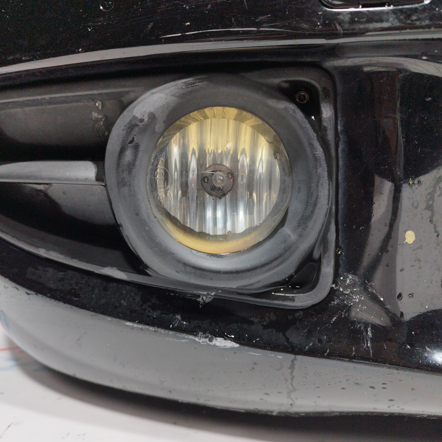 Black front bumper Fiat Panda 2010 ecoAC5364