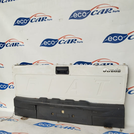 White rear tailgate / trunk Fiat Strada Pickup 2001 ecoAG3000