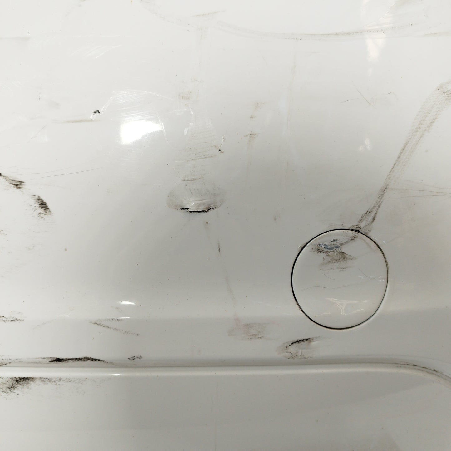 White rear bumper Chevrolet Aveo 2011 code: 95460678 ecoAC5417