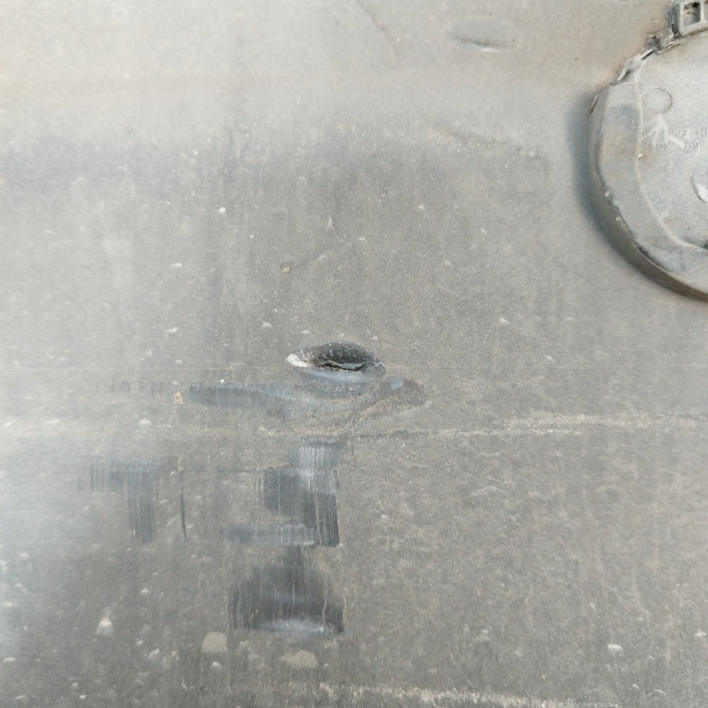 White rear bumper Chevrolet Aveo 2011 code: 95460678 ecoAC5417