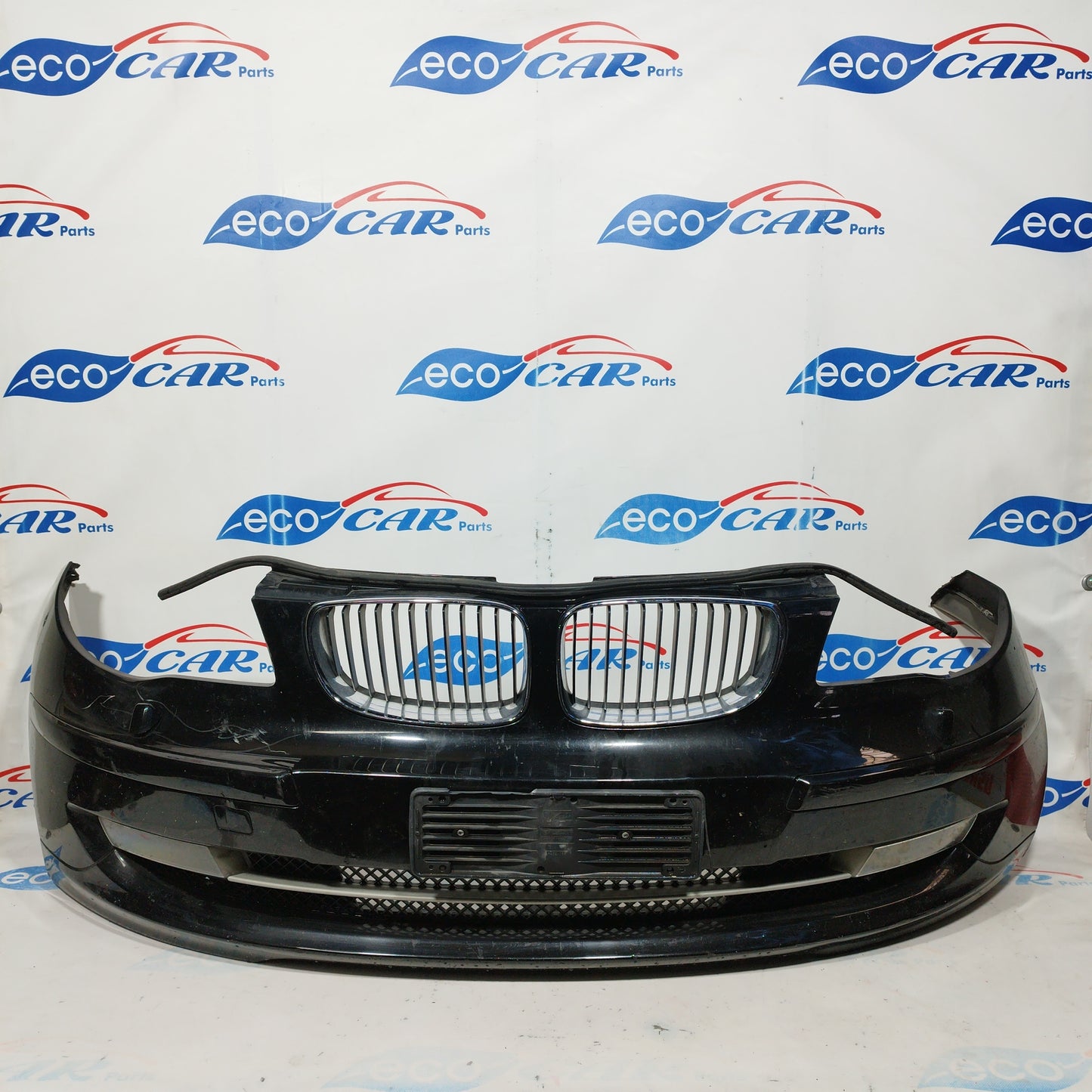 Black front bumper BMW Series 1 e87 2008 code 7185554-10 ecoAC5431