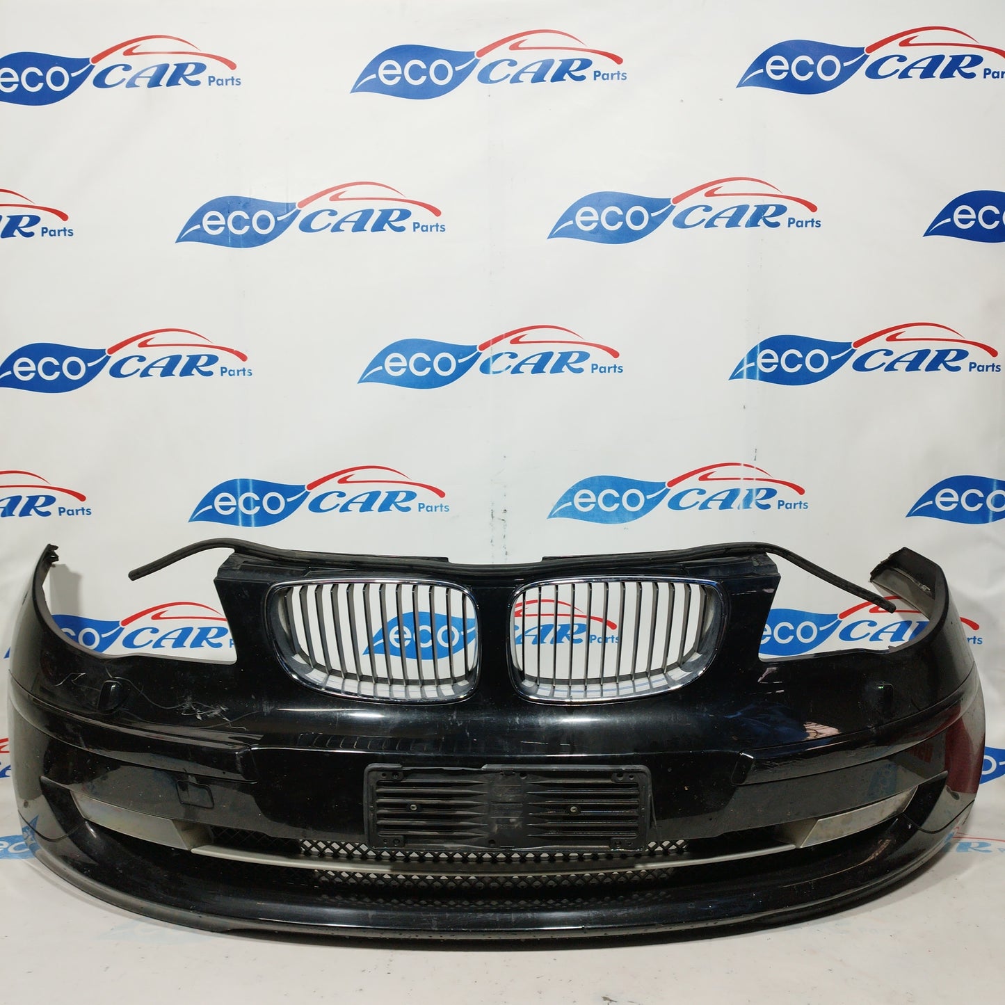 Black front bumper BMW Series 1 e87 2008 code 7185554-10 ecoAC5431