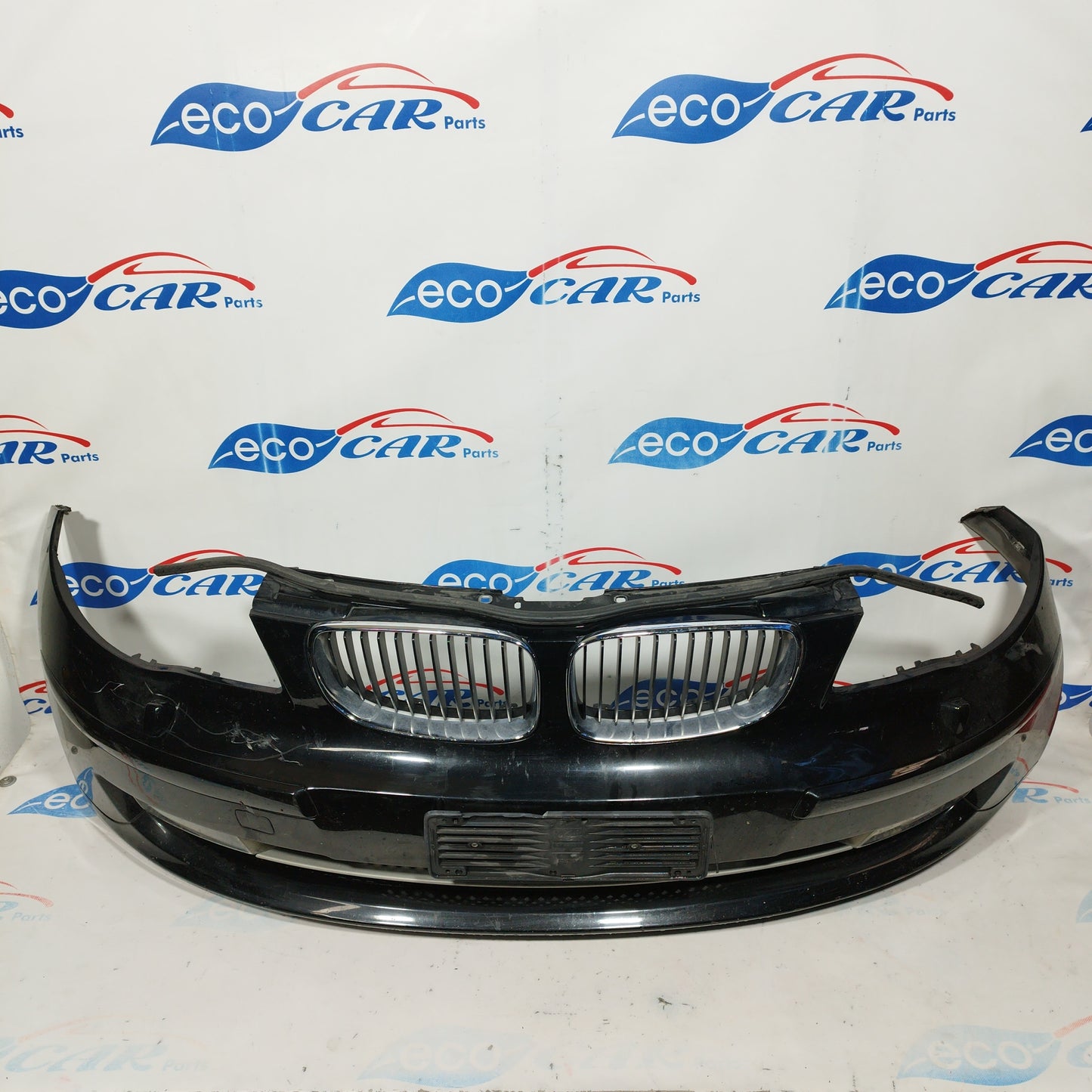 Black front bumper BMW Series 1 e87 2008 code 7185554-10 ecoAC5431