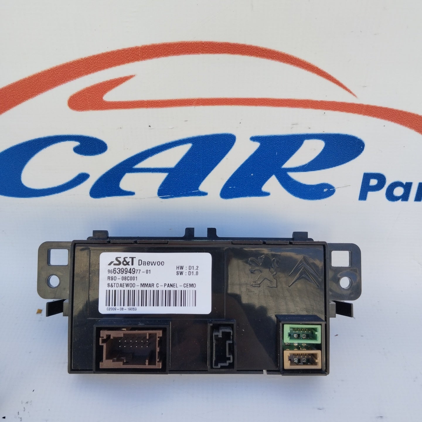 Pannello autoradio bluetooth Peugeot 5008 2010 Cod. 9663994977-01 ecoAG3034