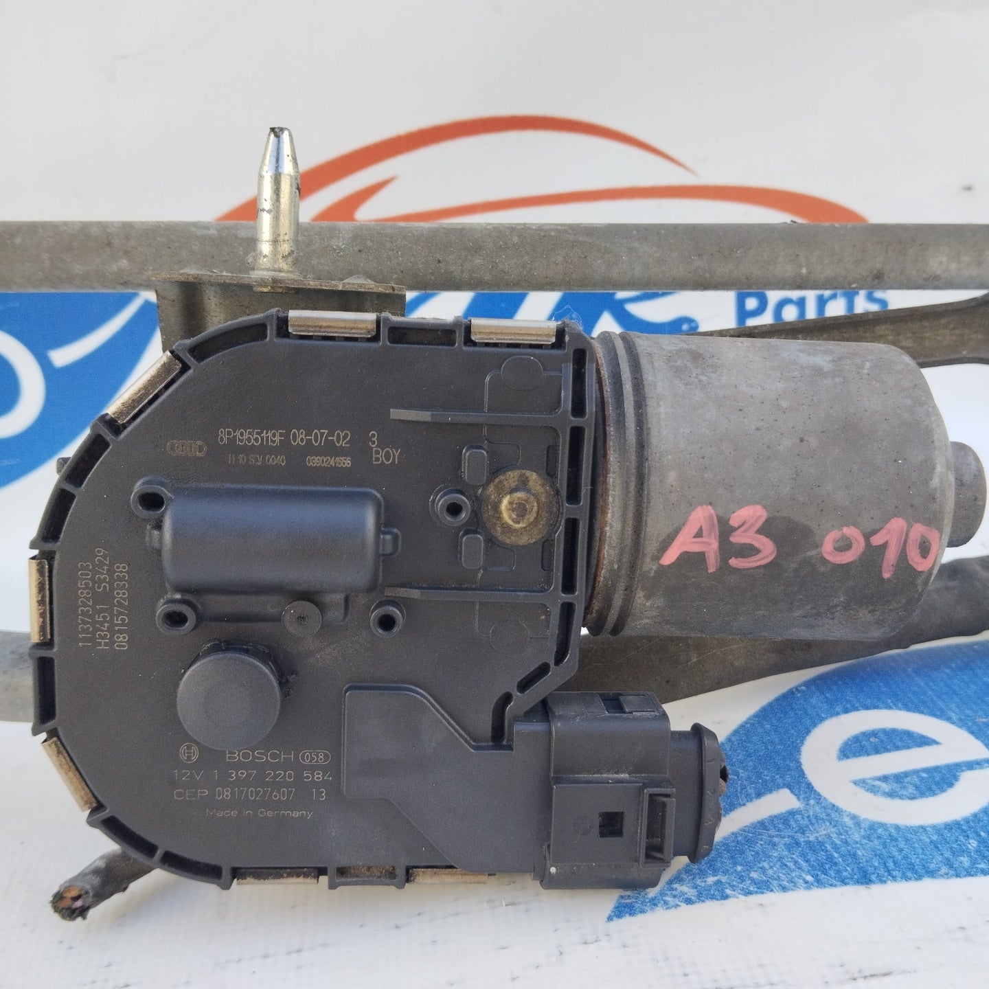 Front windshield wiper motor Audi A3 2010 code: 1397220584 ecoAG3048