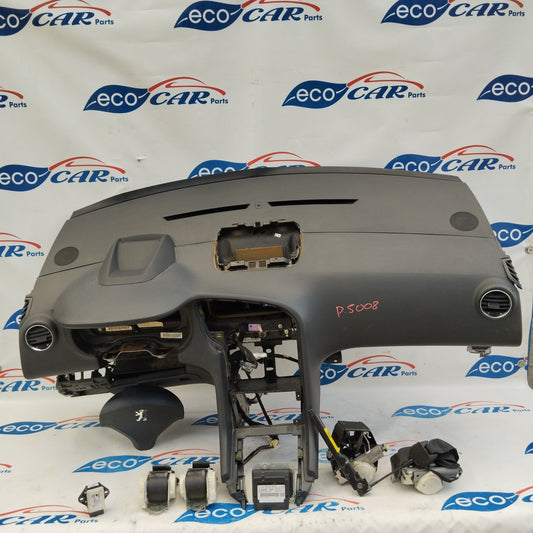 Komplettes Airbag-Set für Peugeot 5008 (2010), Teilenummer: 9666775480, ecoAG3053