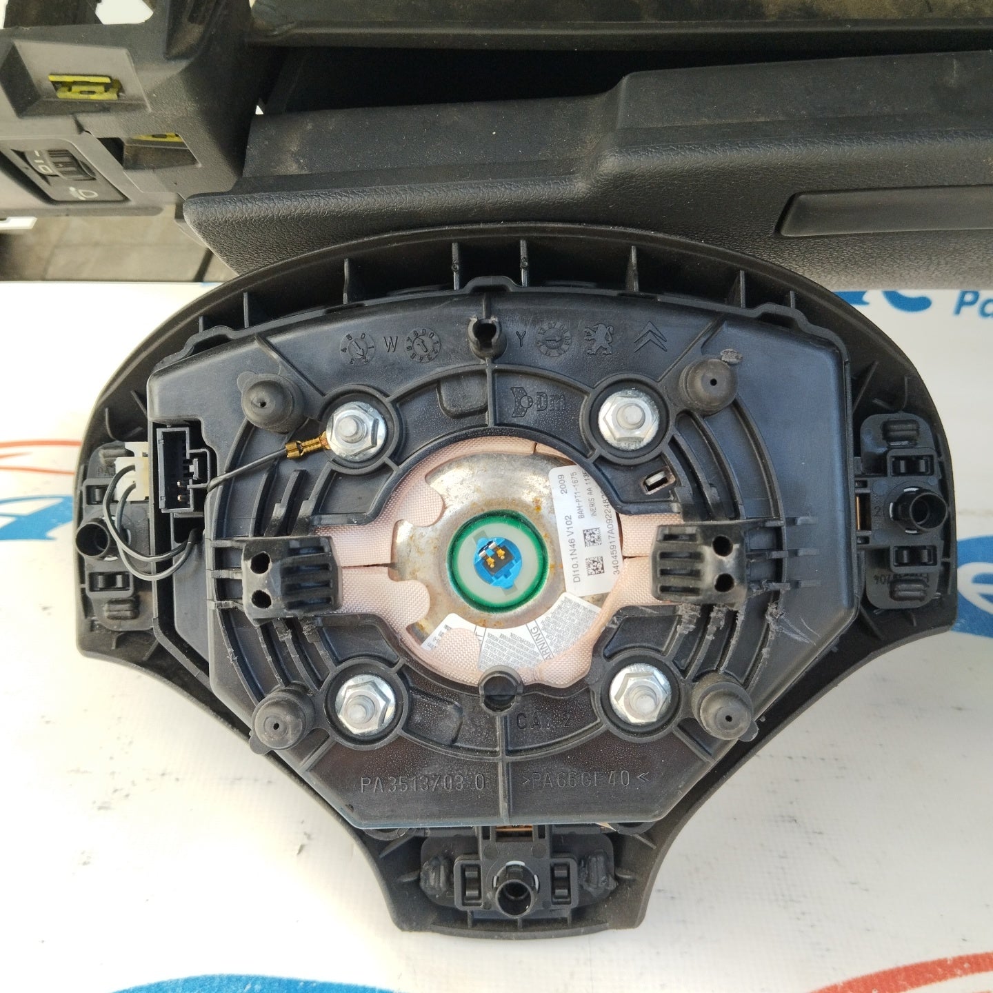 Komplettes Airbag-Set für Peugeot 5008 (2010), Teilenummer: 9666775480, ecoAG3053