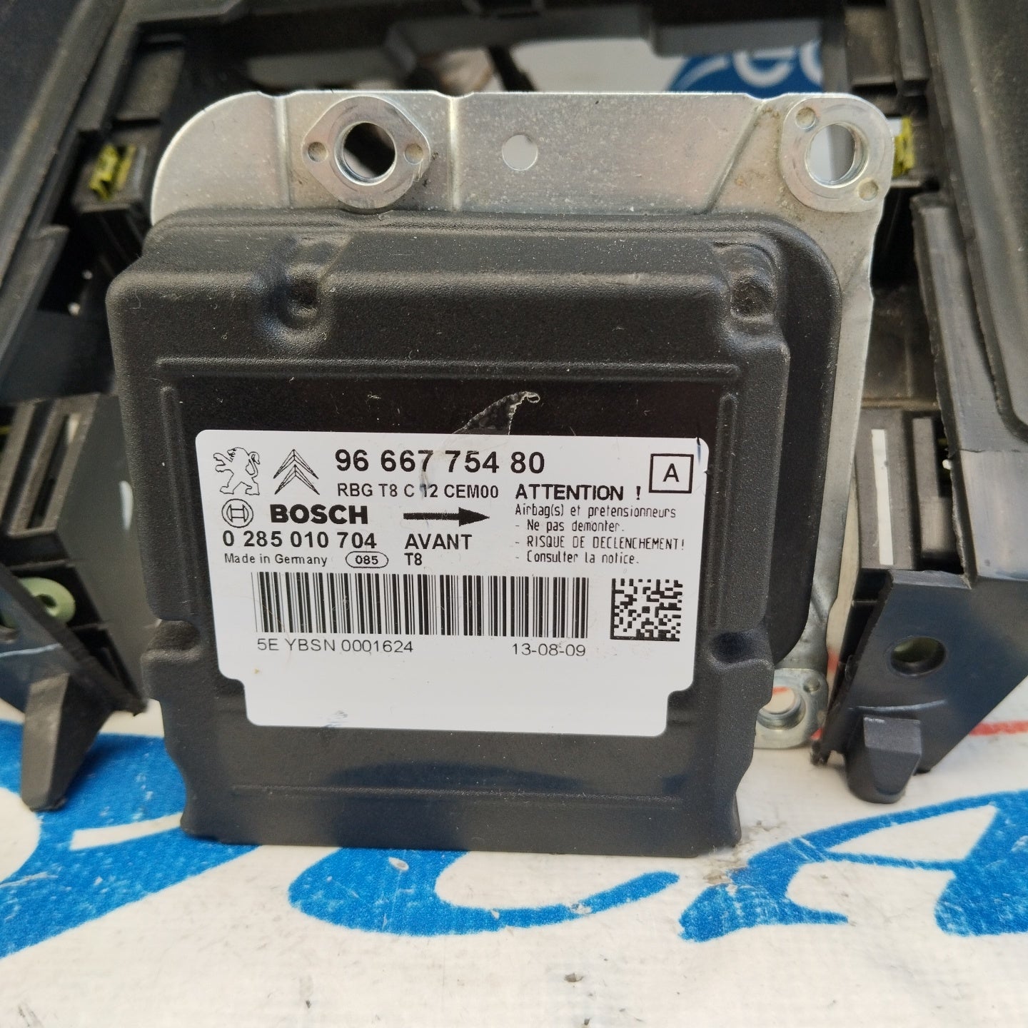 Komplettes Airbag-Set für Peugeot 5008 (2010), Teilenummer: 9666775480, ecoAG3053