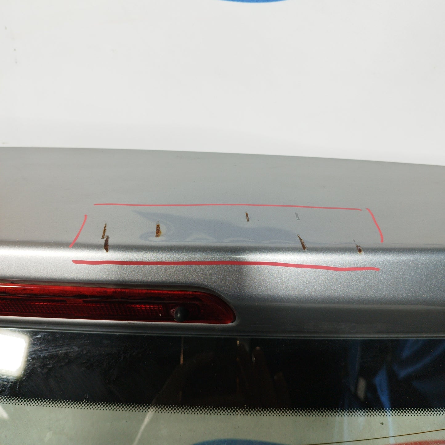 Portellone grigio argento Nissan Qashqai 2008 ecoAC5469