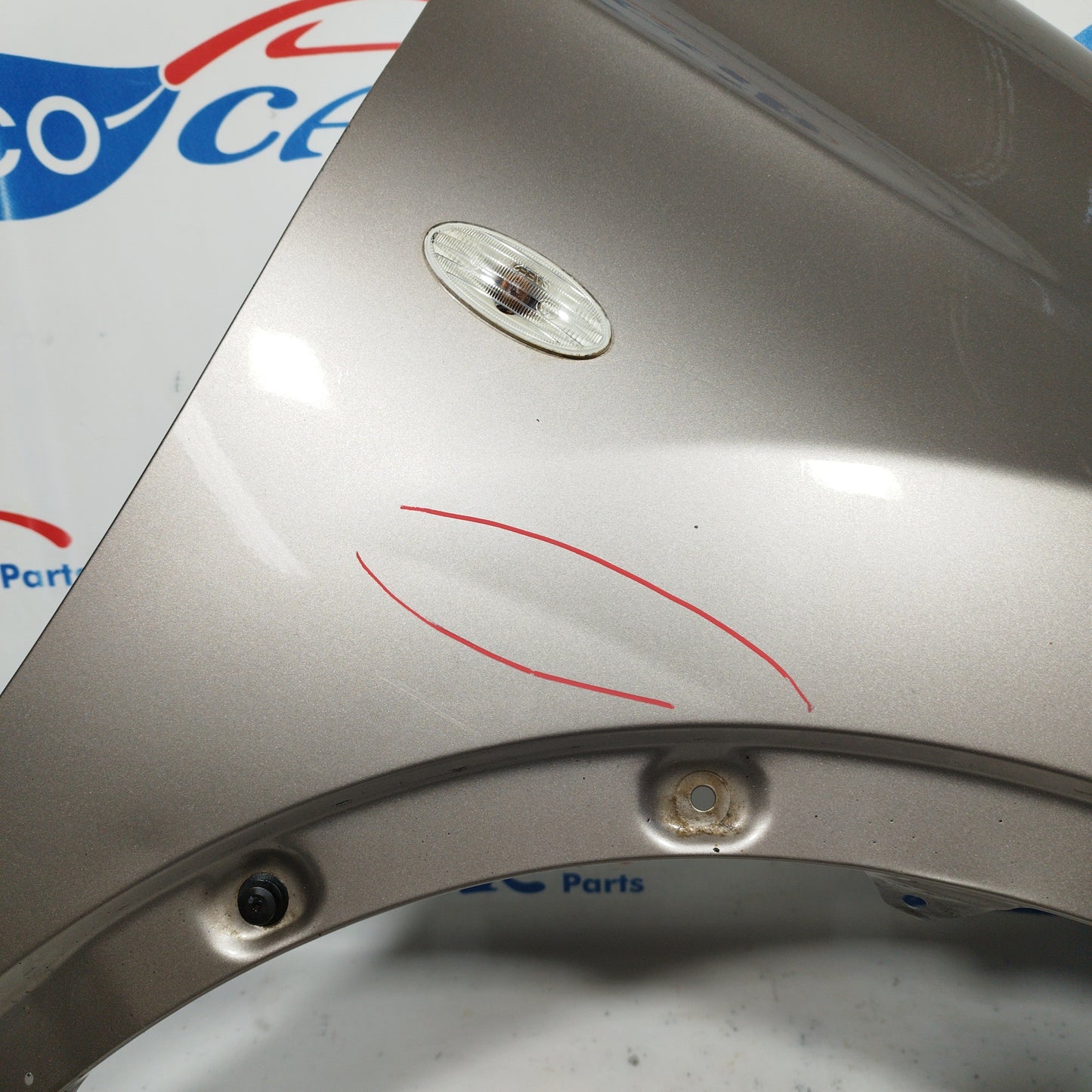 Rechter Kotflügel in Bronze für Nissan Qashqai 2010 ecoAC5517