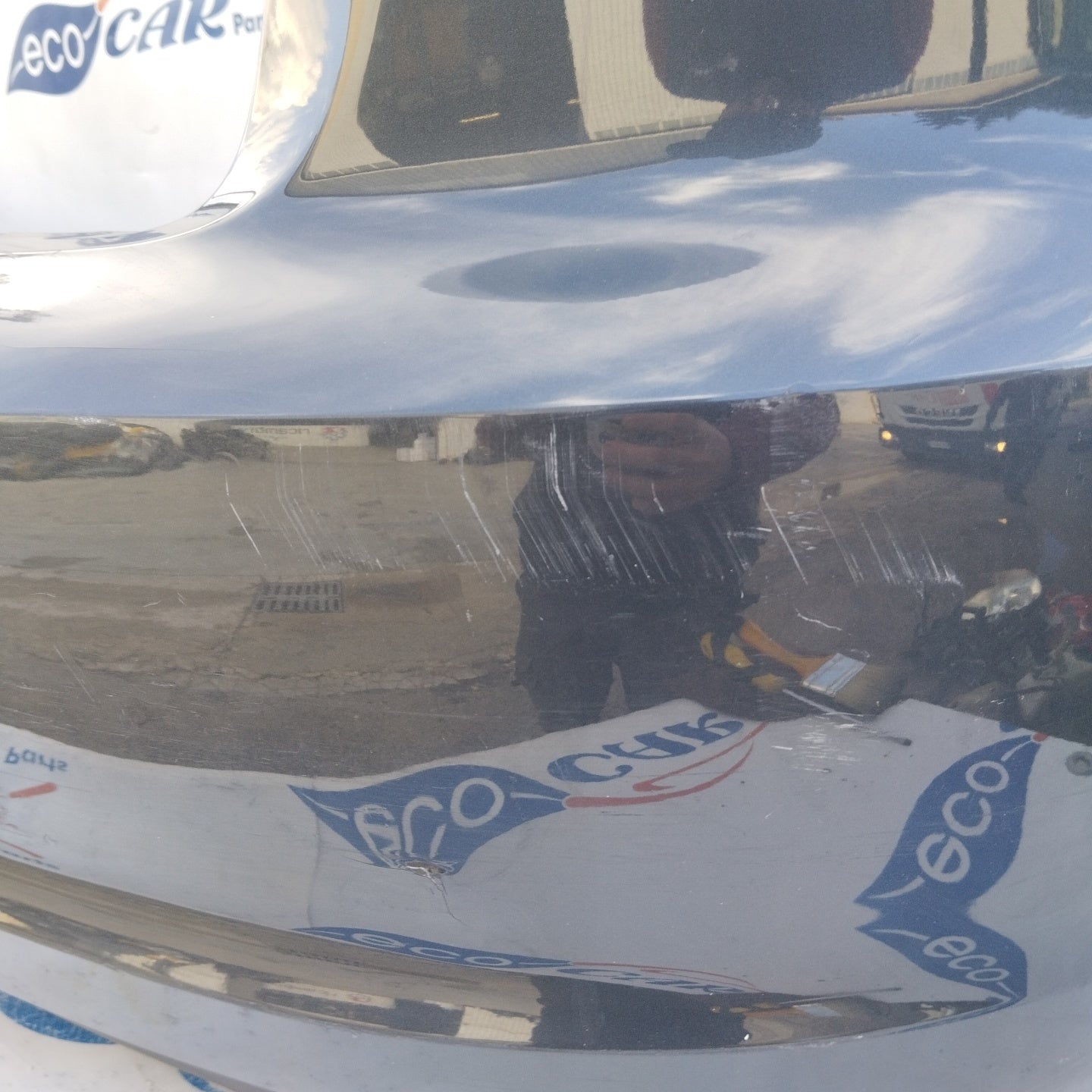 Rear bumper gunmetal gray Audi A3 2010 5 Doors ecoAG3100