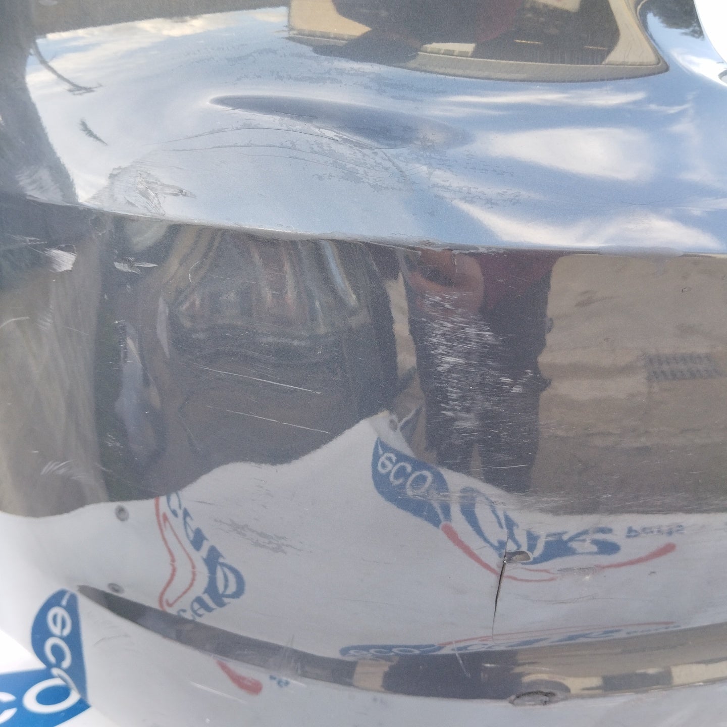 Rear bumper gunmetal gray Audi A3 2010 5 Doors ecoAG3100