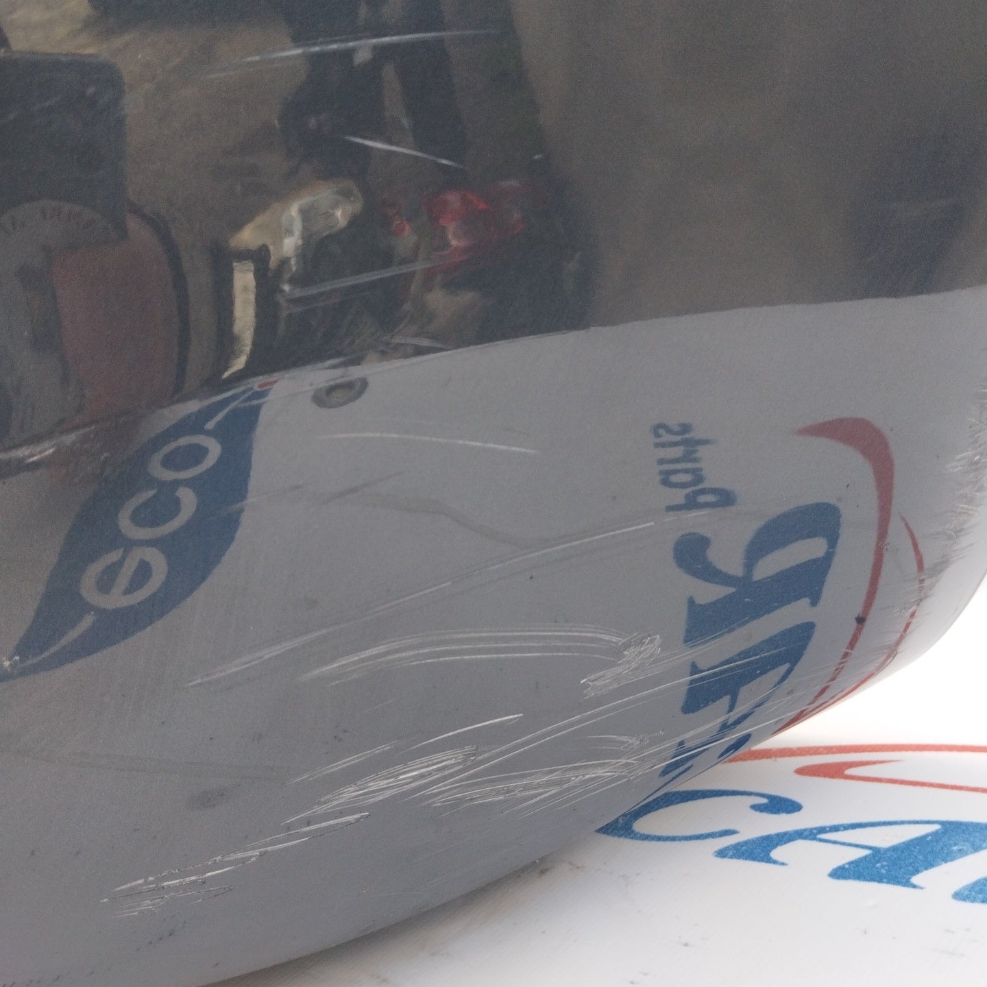 Rear bumper gunmetal gray Audi A3 2010 5 Doors ecoAG3100