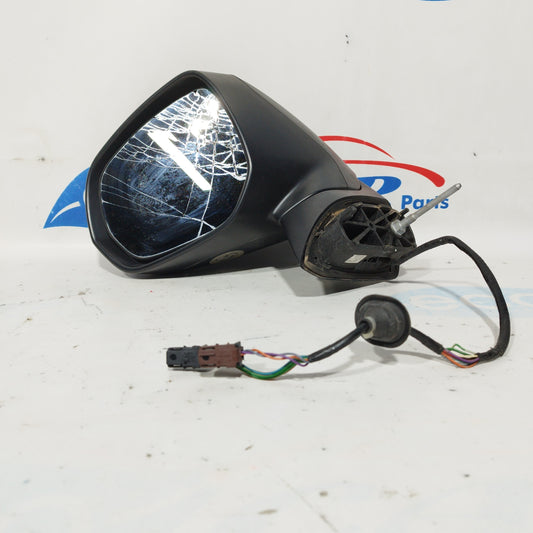 Linksaußenspiegel, dunkelgrau, Peugeot 5008, Baujahr 2009, 2 Pins, 9 Drähte, ecoAC5537