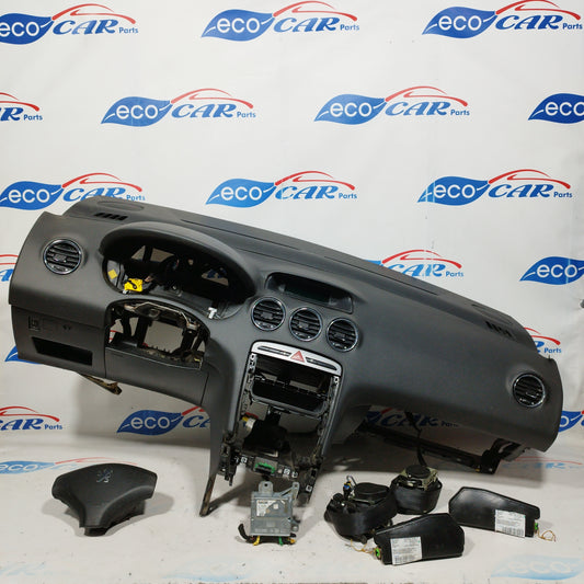 Komplettes Airbag-Kit für Peugeot 308 (Baujahr 2009), Teilenummer: 9665100080 ecoAC5598