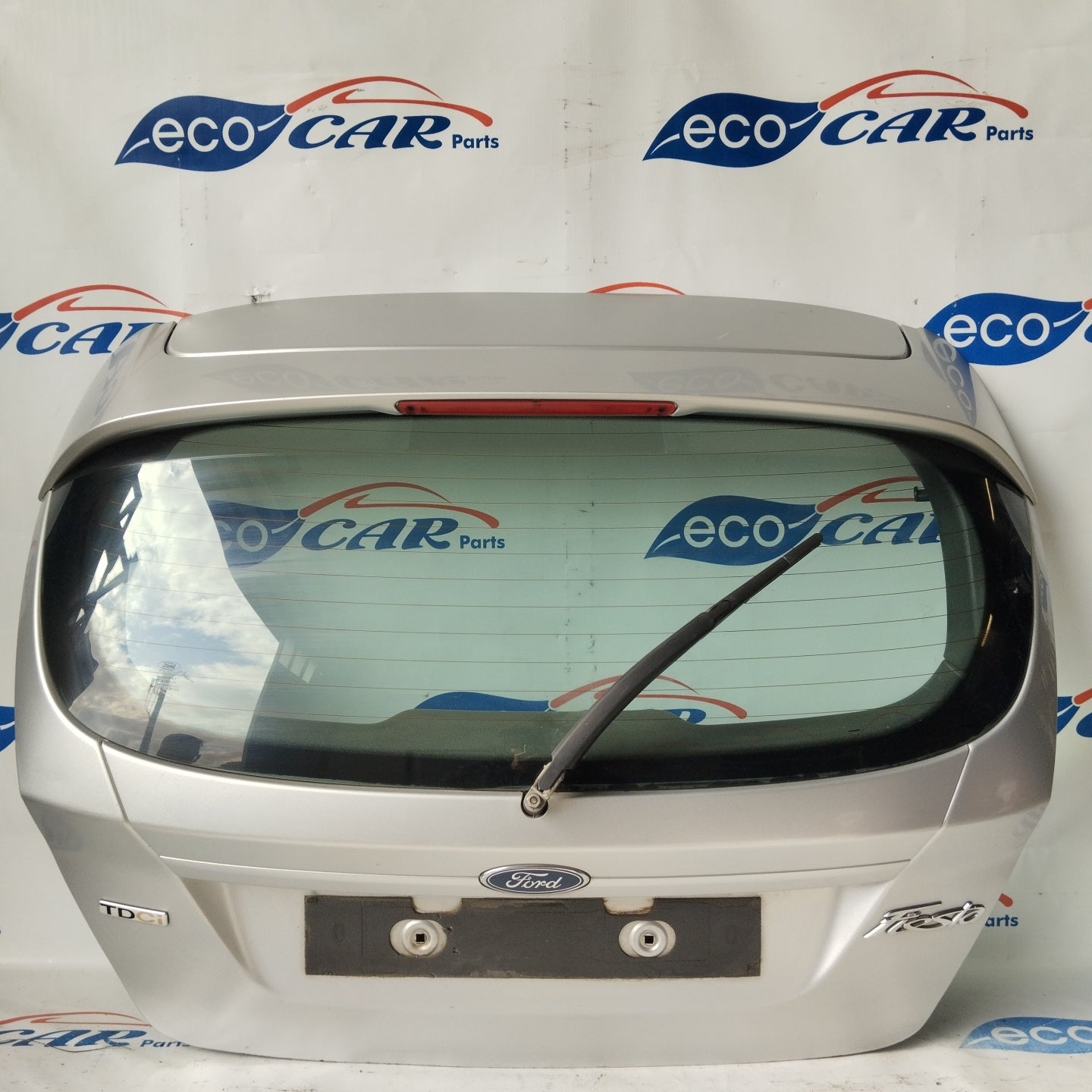 Ford Fiesta tailgate silver gray 2010 ecoAG3156