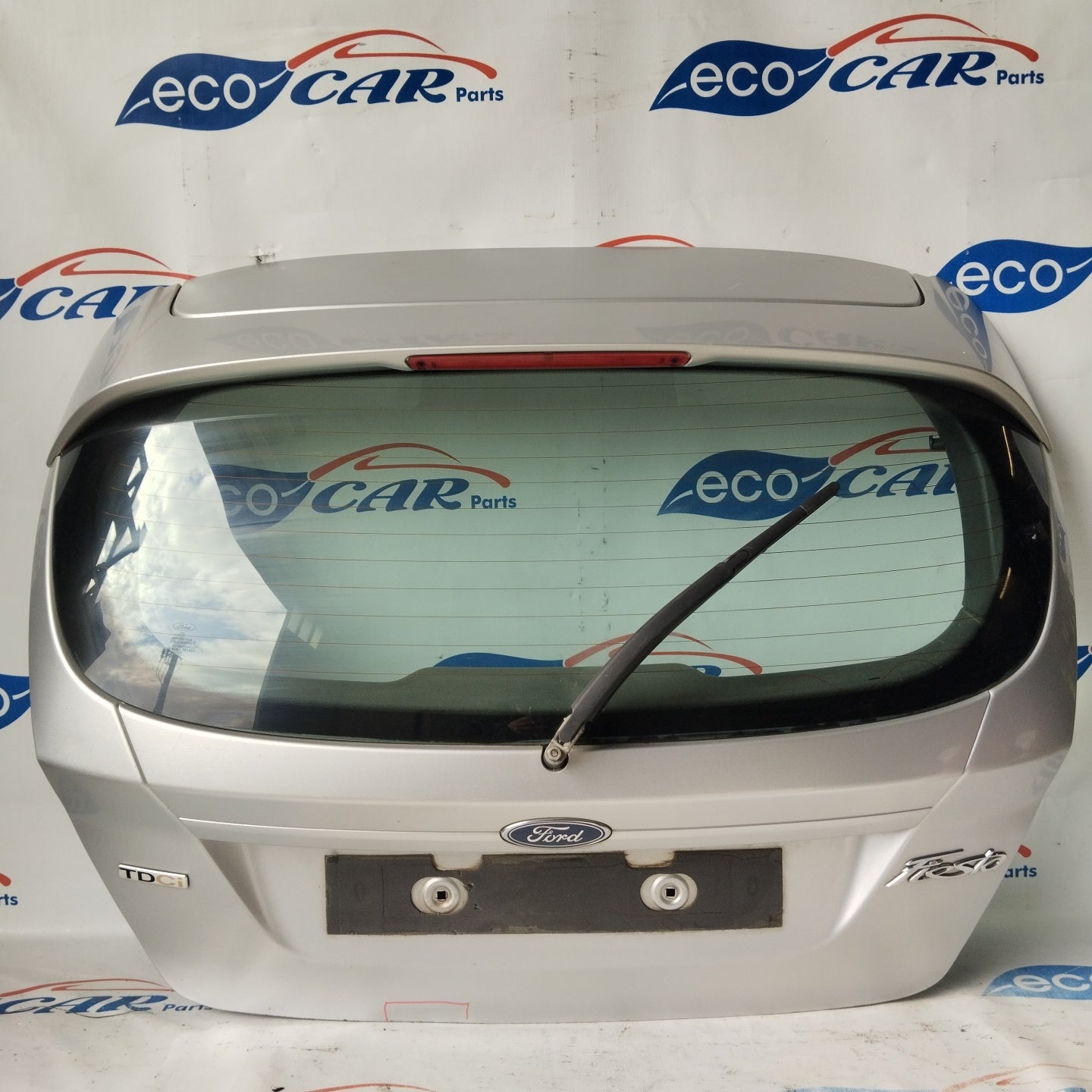 Ford Fiesta tailgate silver gray 2010 ecoAG3156