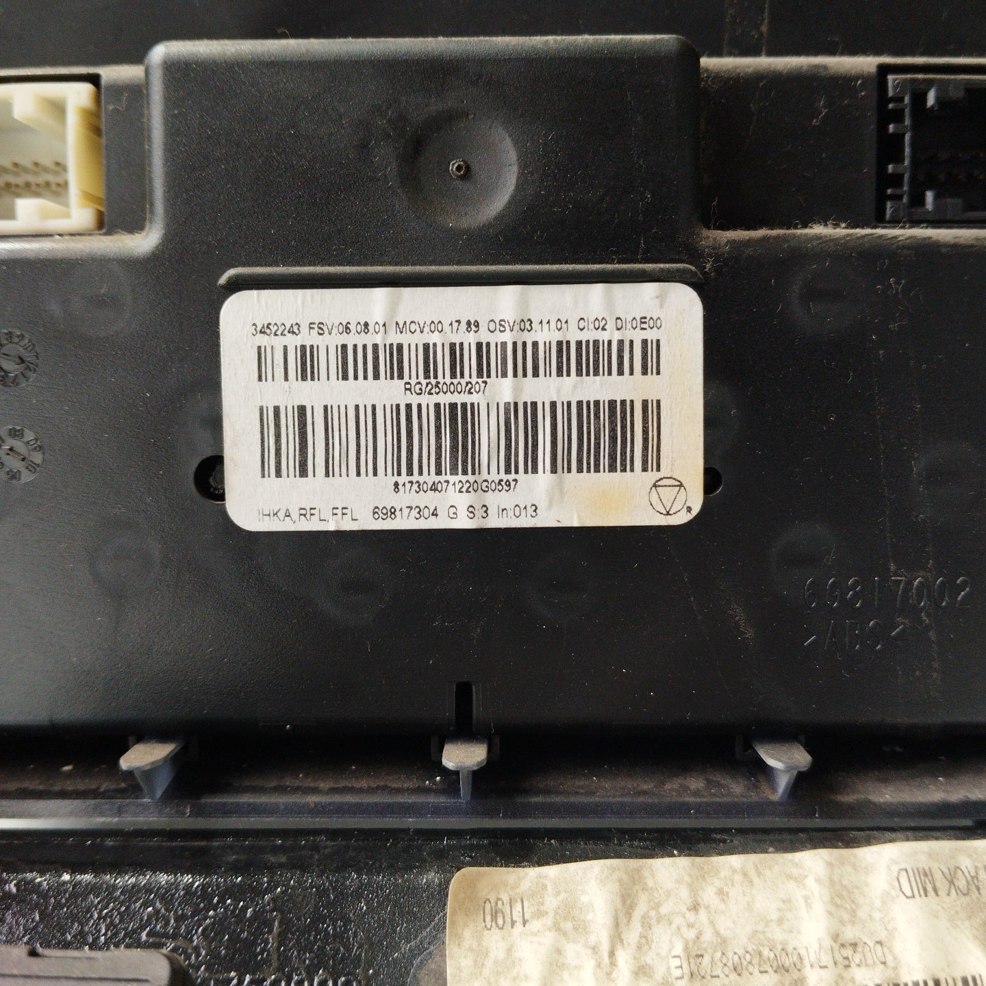 Komplettes Klimabedienteil Mini Cooper R56 Cod.3452243 ecoAG3207