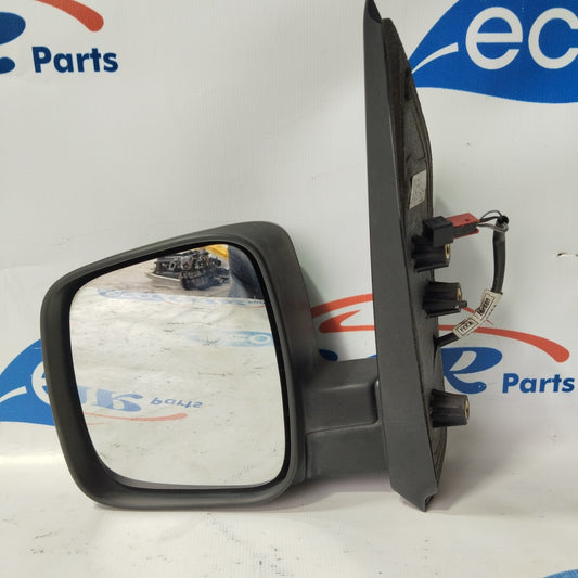 Left electric black plastic mirror Fiat Fiorino 2011 5 wires ecoAG3218
