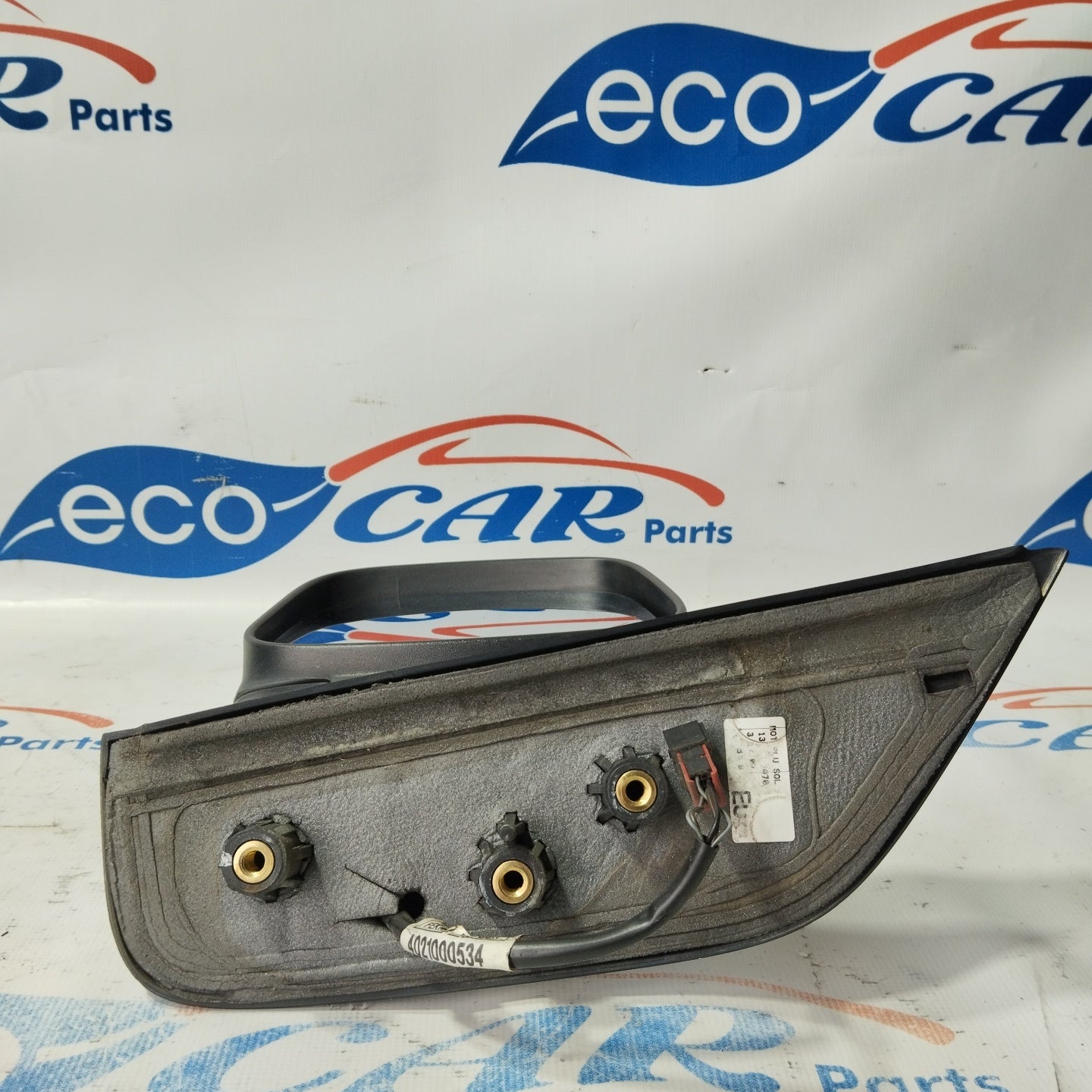 Left electric black plastic mirror Fiat Fiorino 2011 5 wires ecoAG3218