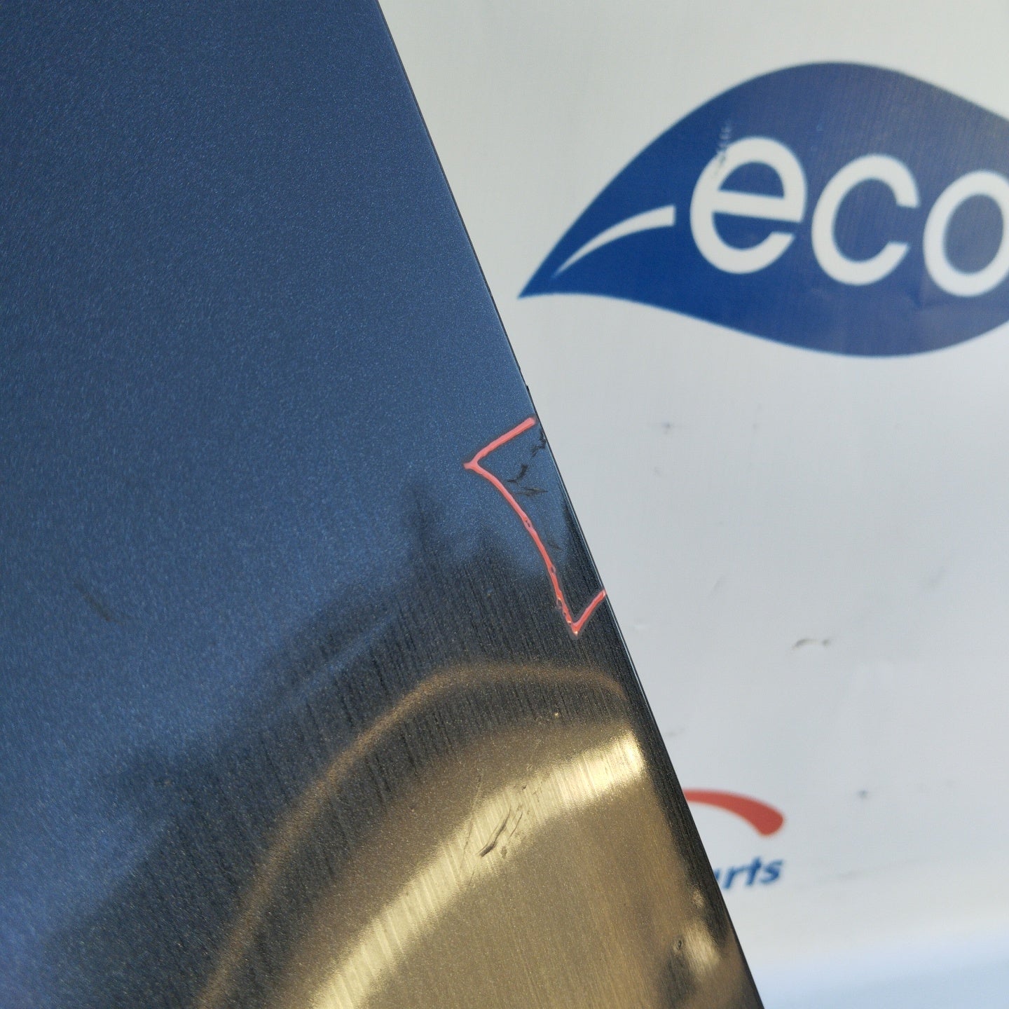 Schwarzer rechter Kotflügel Chevrolet Spark 2011 ecoAG3258