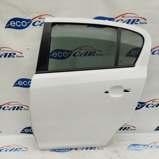 White left rear door Opel Corsa D ecoAG3281