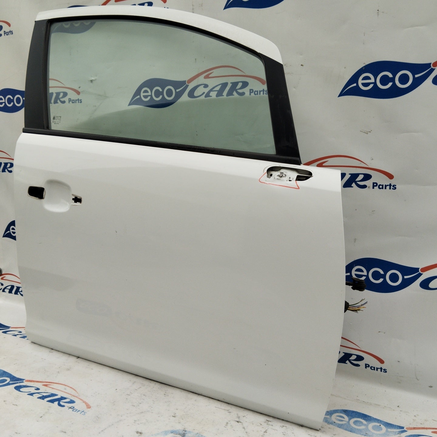 Sportello anteriore dx bianco Opel Corsa D ecoAG3284