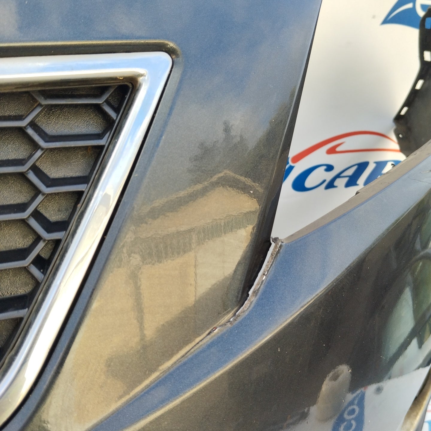 Black front bumper Chevrolet Spark 2011 ecoAG3294