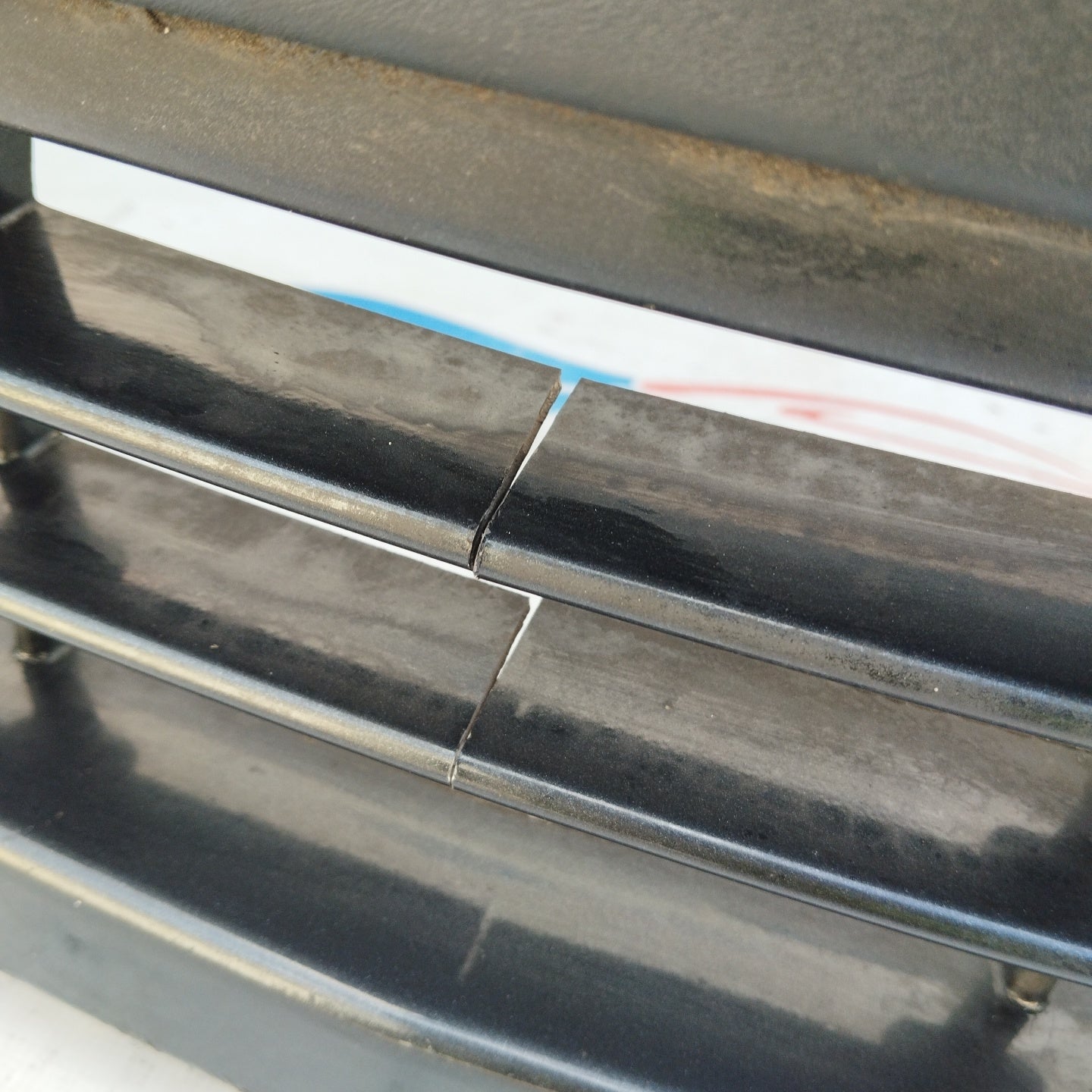 Black front bumper Chevrolet Spark 2011 ecoAG3294