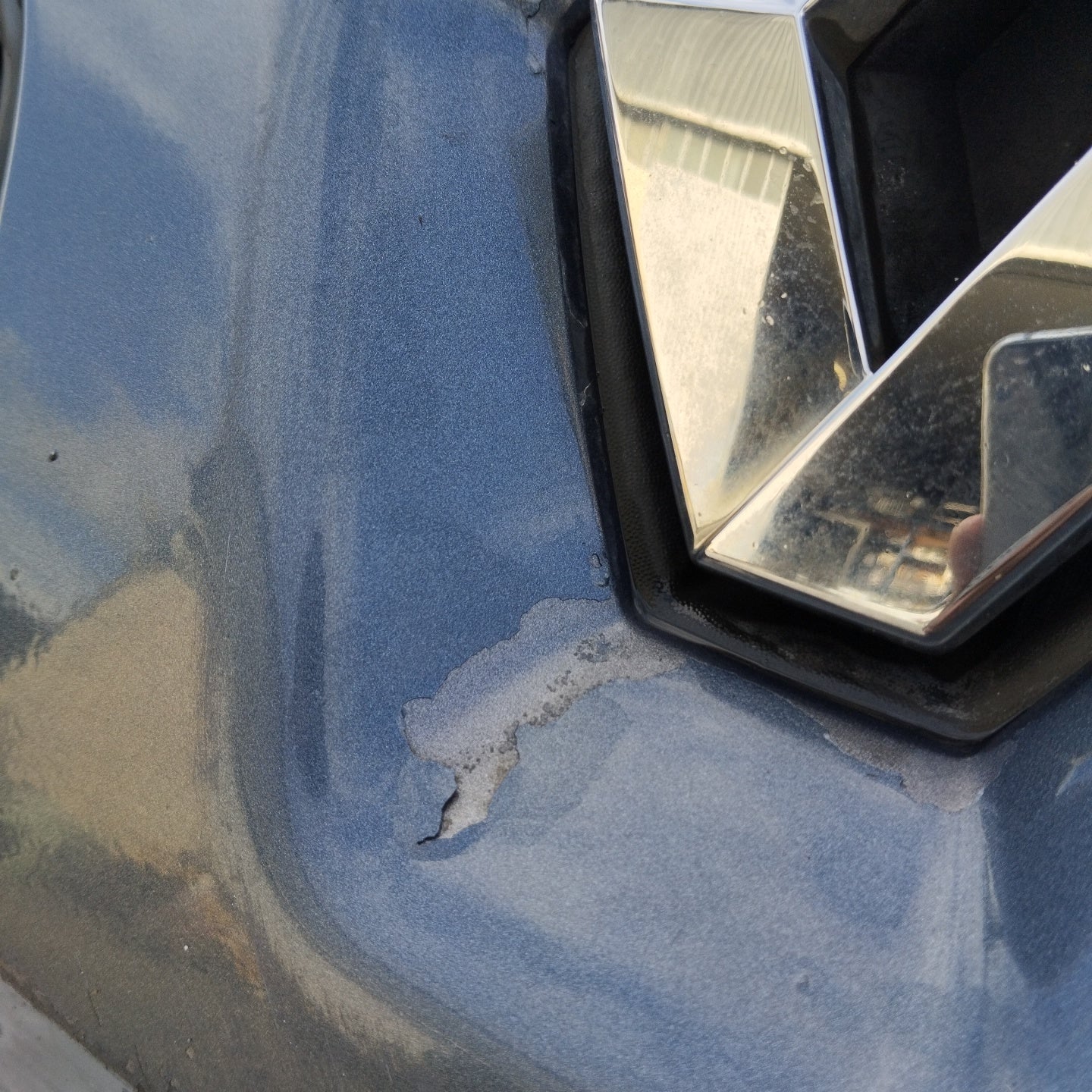 Medium gray front bumper Renault Clio 2008 ecoAG3296