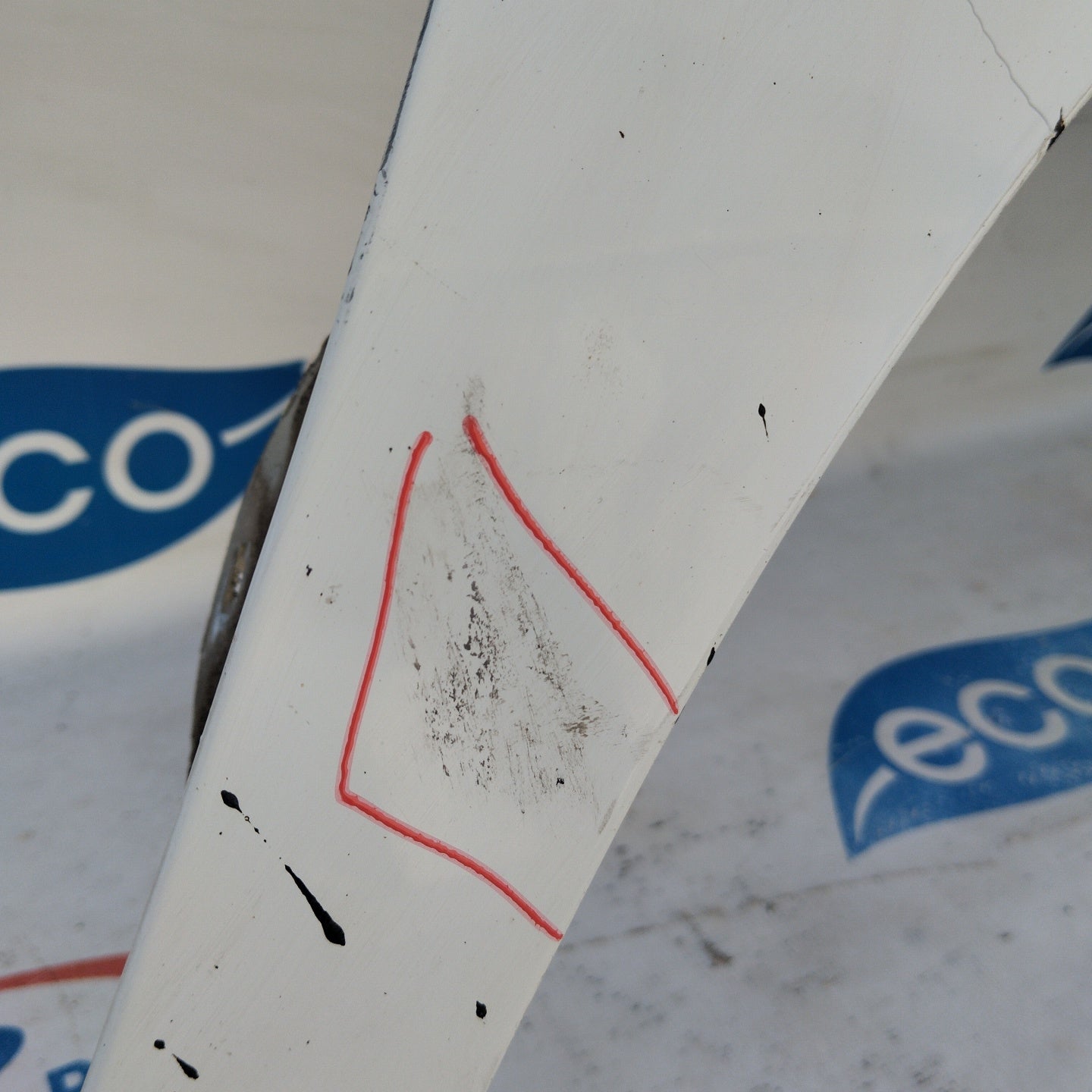 Parafango dx bianco Fiat Fiorino 2011 ecoAG3298