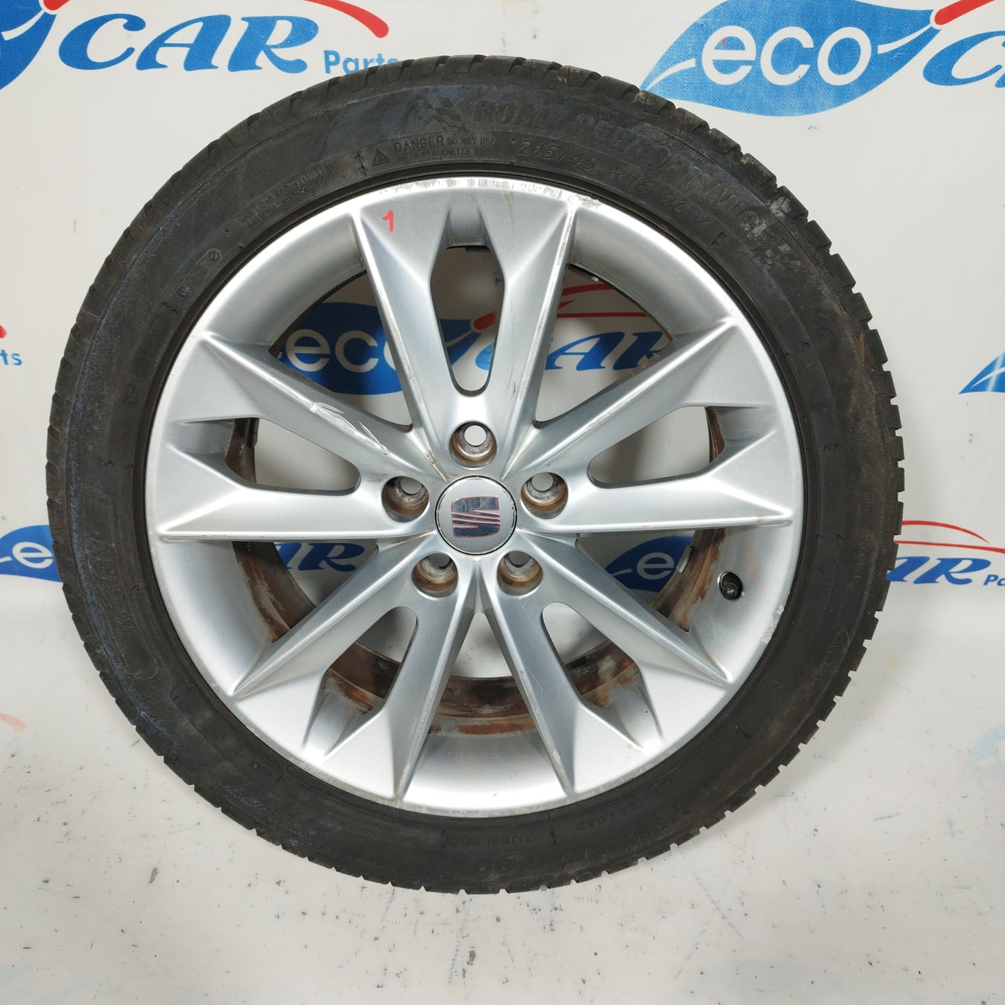 Cerchi in lega da 16' completi di gomme Seat Ibiza 2010 FR ecoAC5813