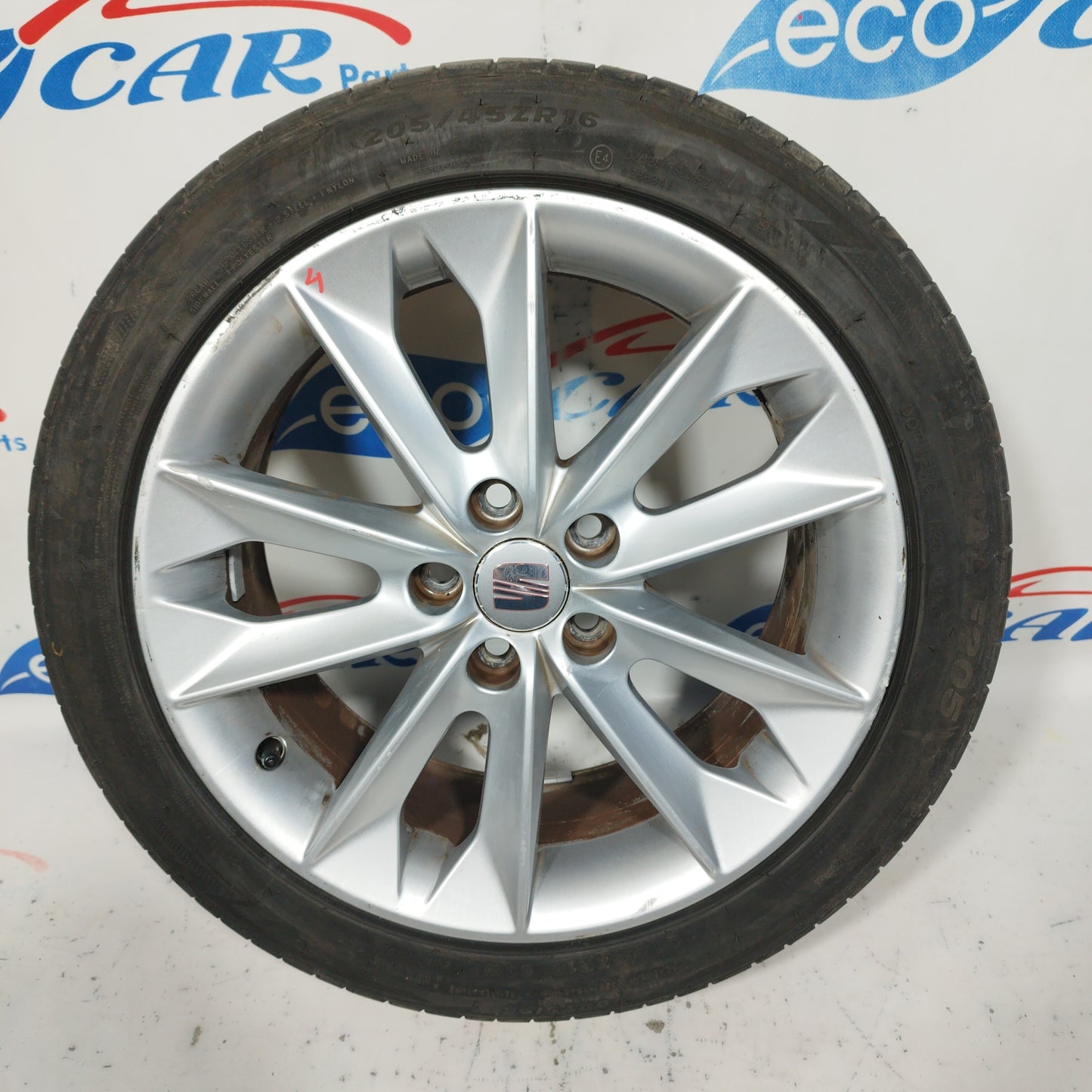 Cerchi in lega da 16' completi di gomme Seat Ibiza 2010 FR ecoAC5813