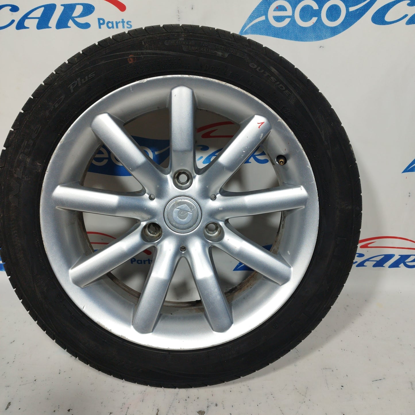 Cerchi in lega completi di gomme 15' Smart Fortwo 2005 ecoAC5828