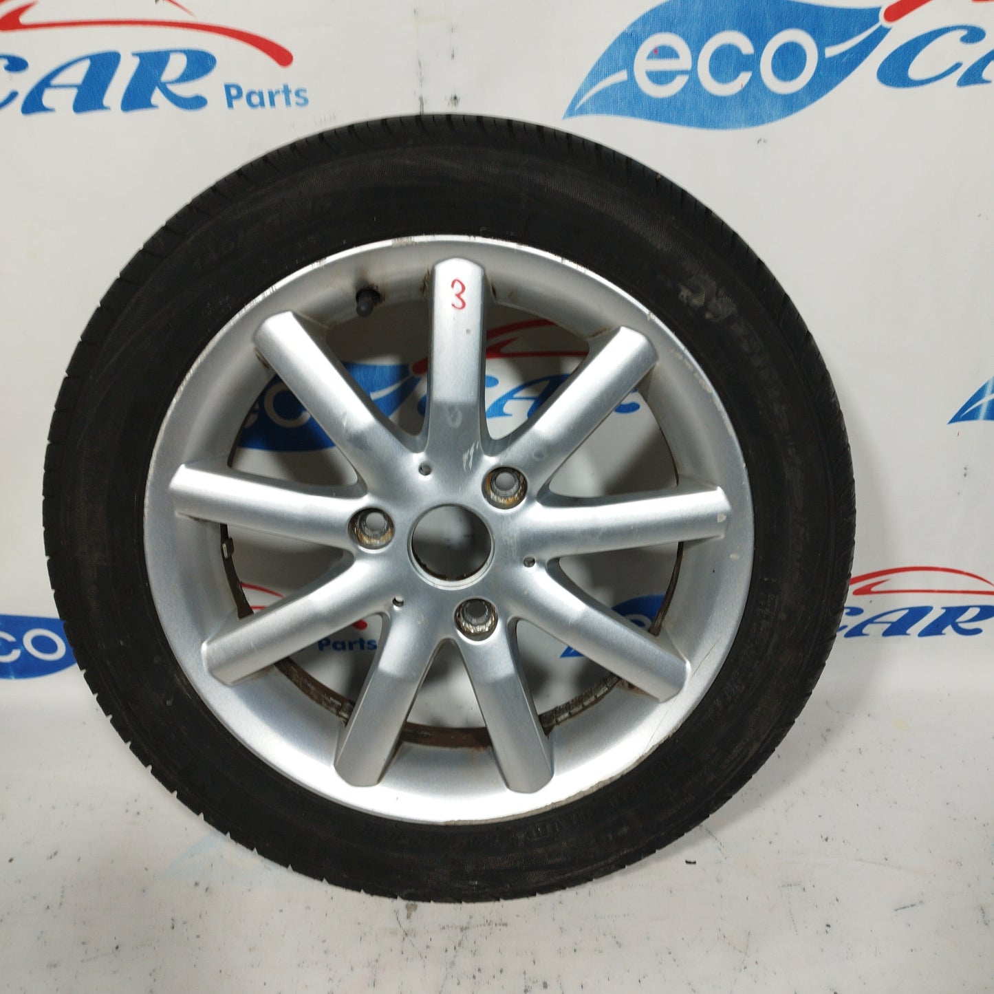 Cerchi in lega completi di gomme 15' Smart Fortwo 2005 ecoAC5828