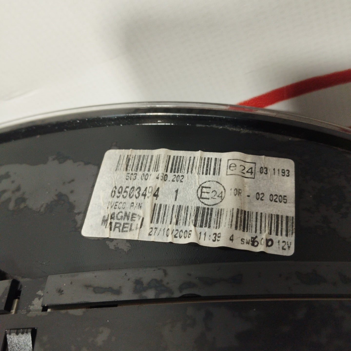 Iveco Daily 3.0 D 2006 instrument panel code: 69503494 ecoAG3315