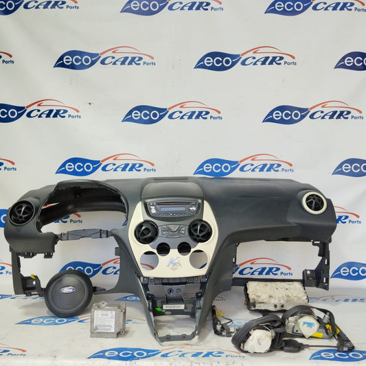 Komplettes Airbag-Kit für Ford Ka 2013, Teilenummer 51800461, ecoAG3328