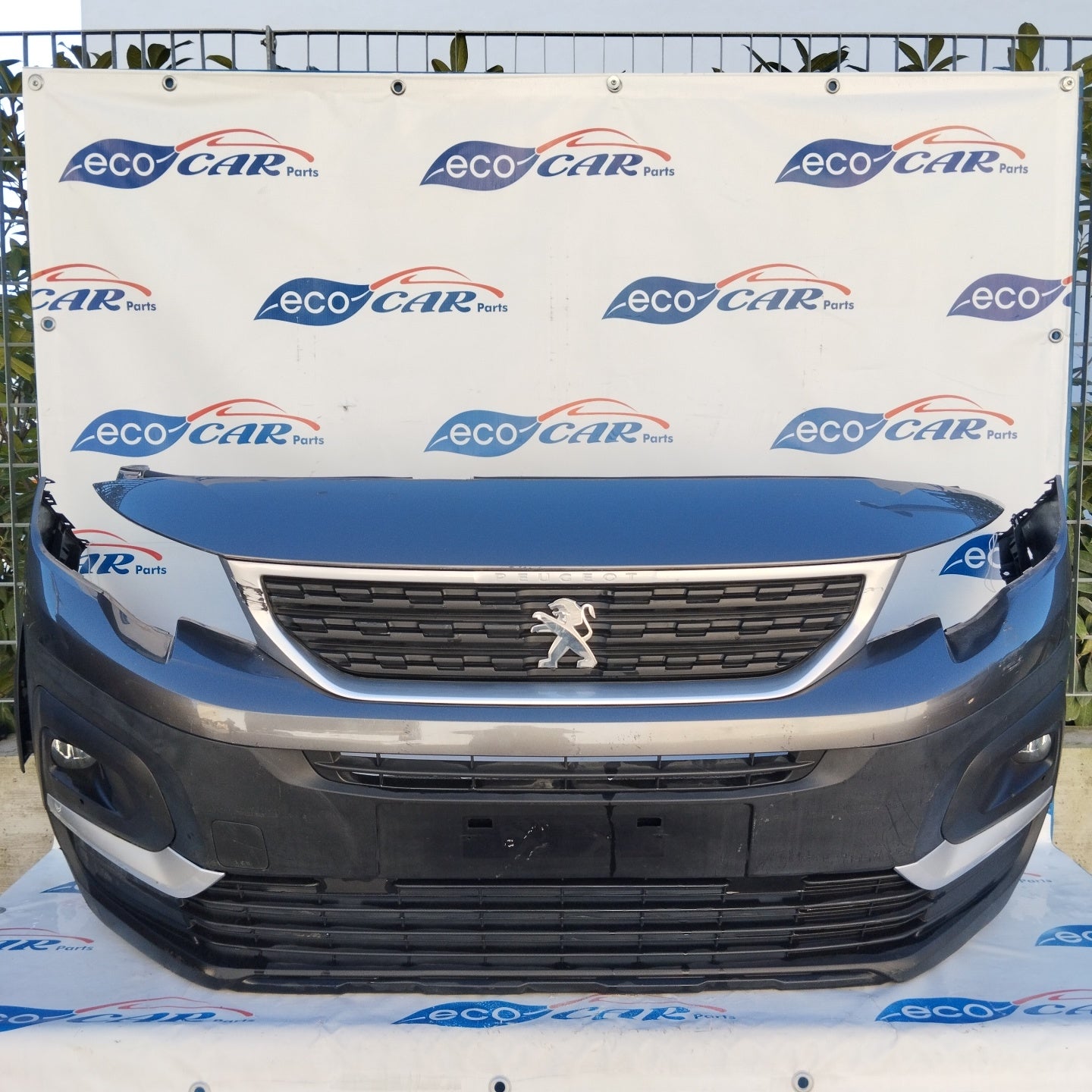 Front bumper gunmetal gray Peugeot Rifter 2020 ecoAG3336