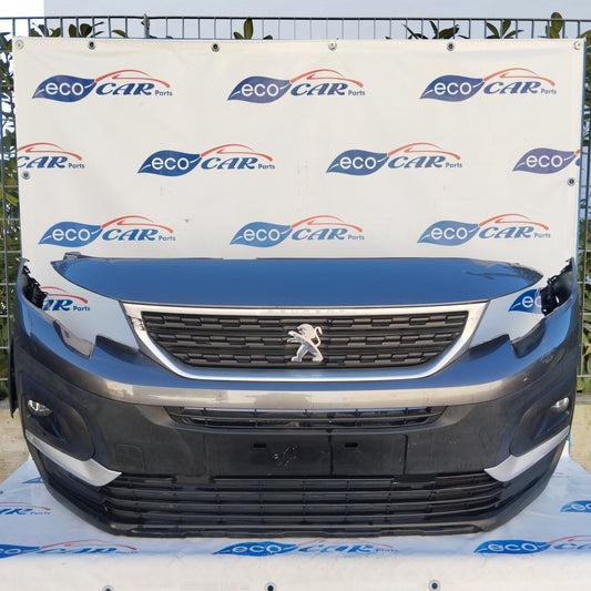 Front bumper gunmetal gray Peugeot Rifter 2020 ecoAG3336