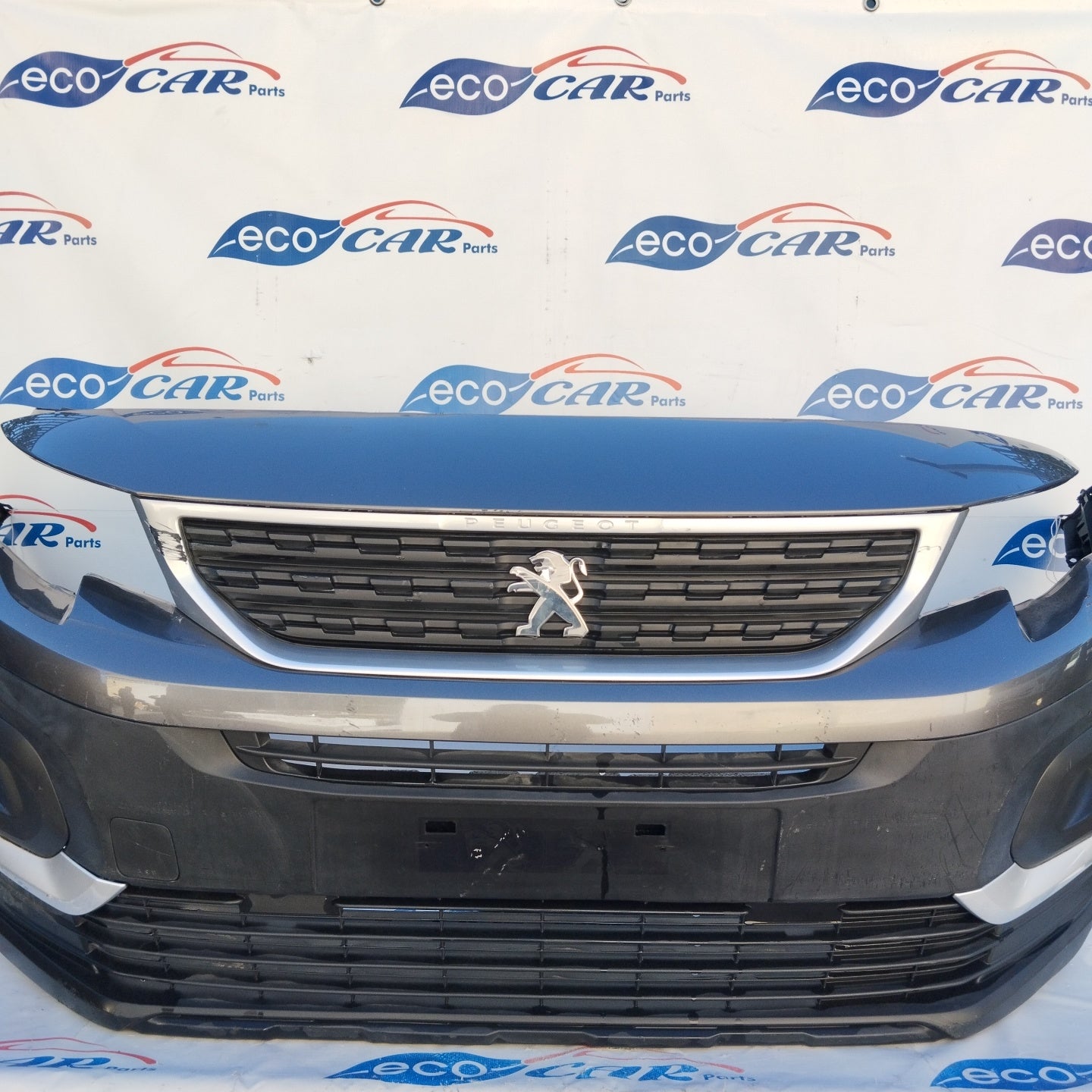 Front bumper gunmetal gray Peugeot Rifter 2020 ecoAG3336