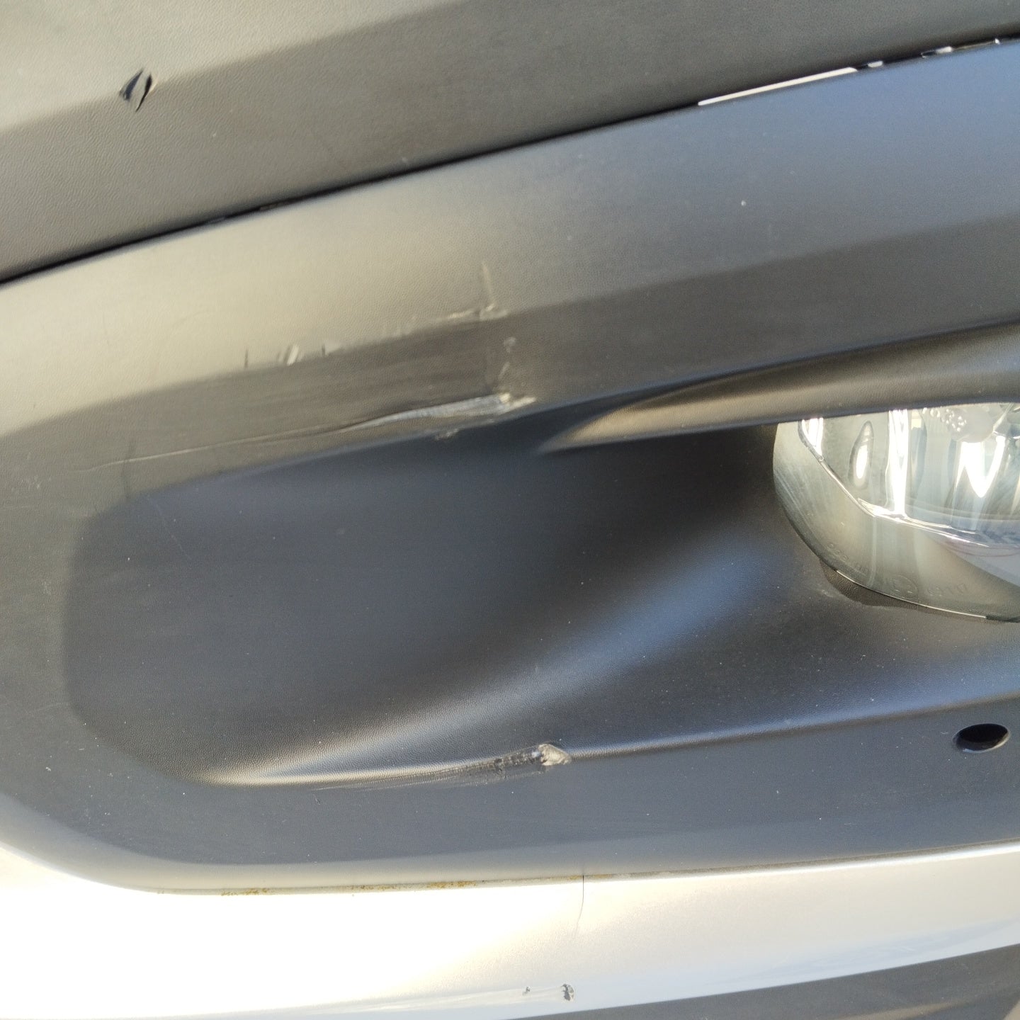 Front bumper gunmetal gray Peugeot Rifter 2020 ecoAG3336