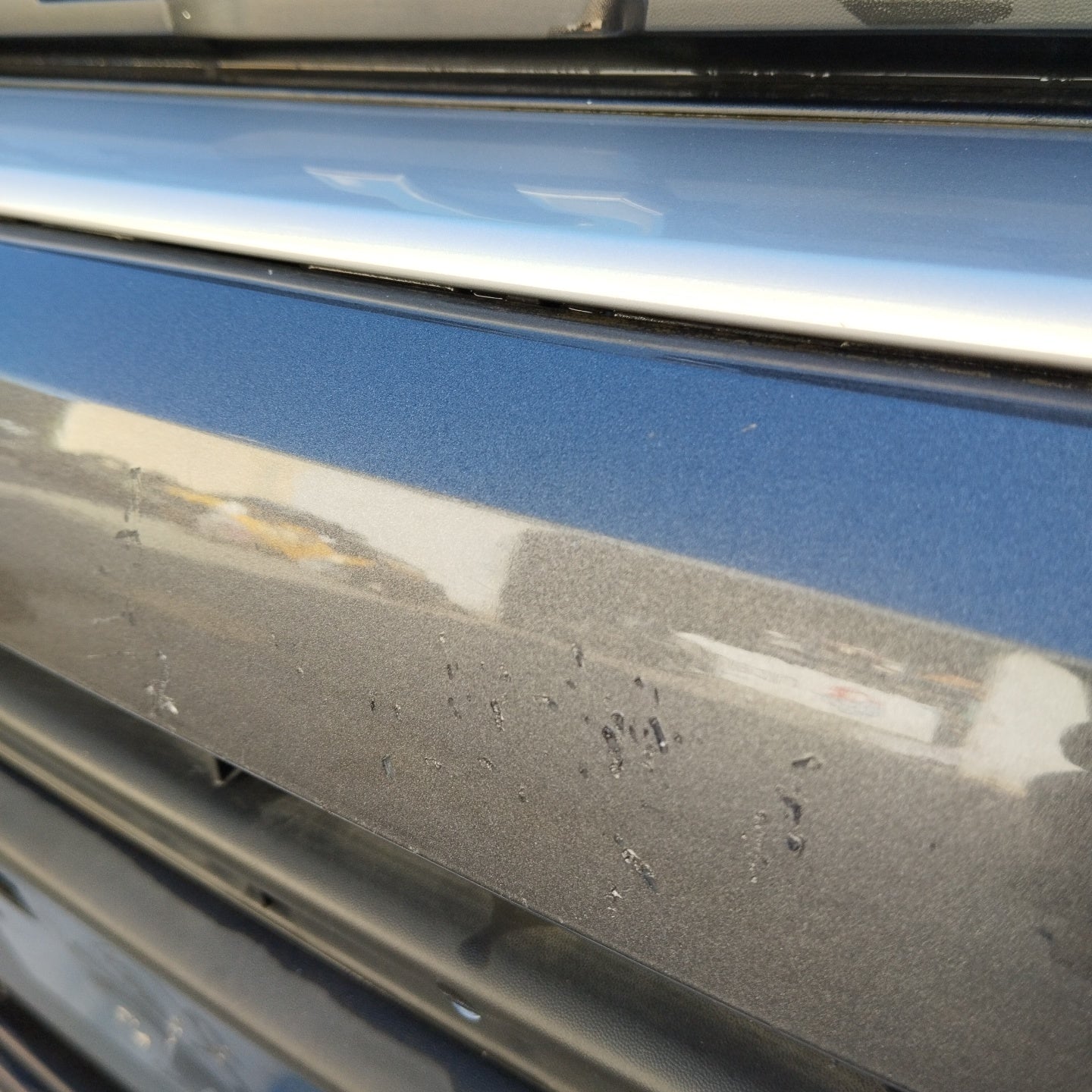 Front bumper gunmetal gray Peugeot Rifter 2020 ecoAG3336