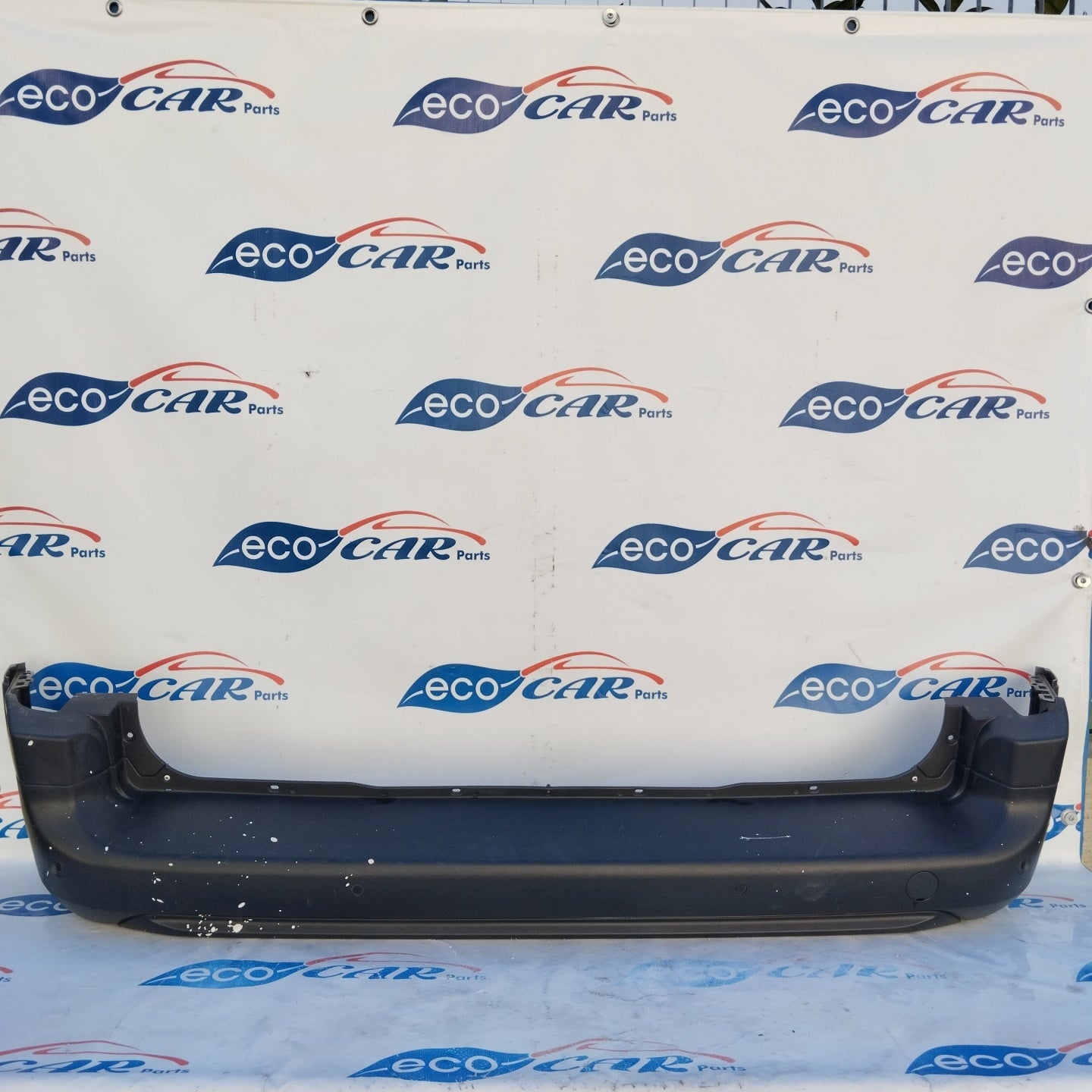 Schwarzer Kunststoff-Heckstoßfänger Peugeot Rifter 2020 ecoAG3337