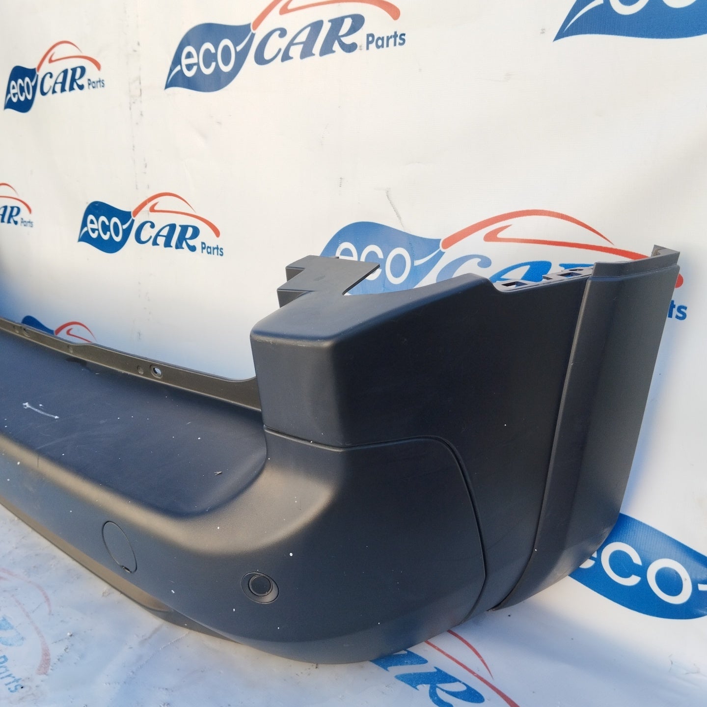 Schwarzer Kunststoff-Heckstoßfänger Peugeot Rifter 2020 ecoAG3337