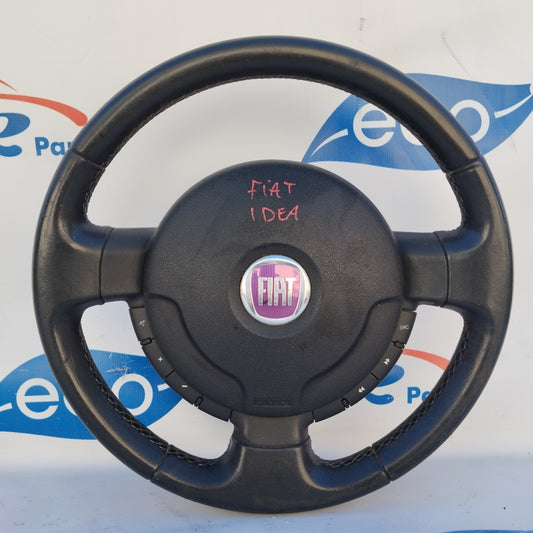 Steering wheel complete with airbag and Fiat Idea 2006 ecoAG3339 controls