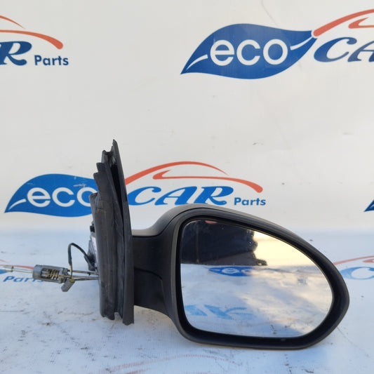 Right manual black plastic mirror Smart ForFour 2003 ecoAG3345