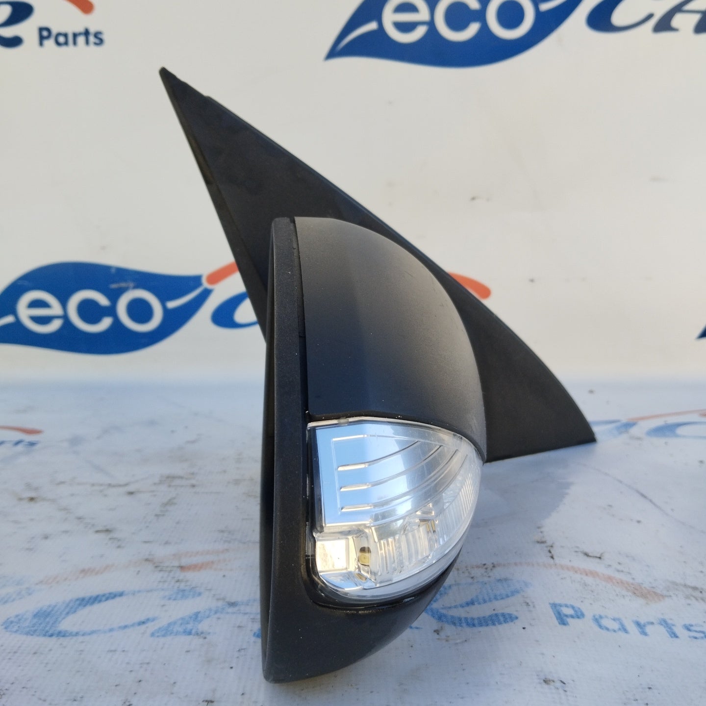 Right manual black plastic mirror Smart ForFour 2003 ecoAG3345