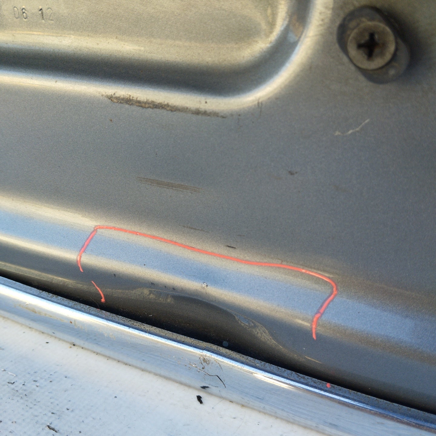 Portellone Volkswagen Passat  grigio canna di fucile SW 2010 ecoAG3350